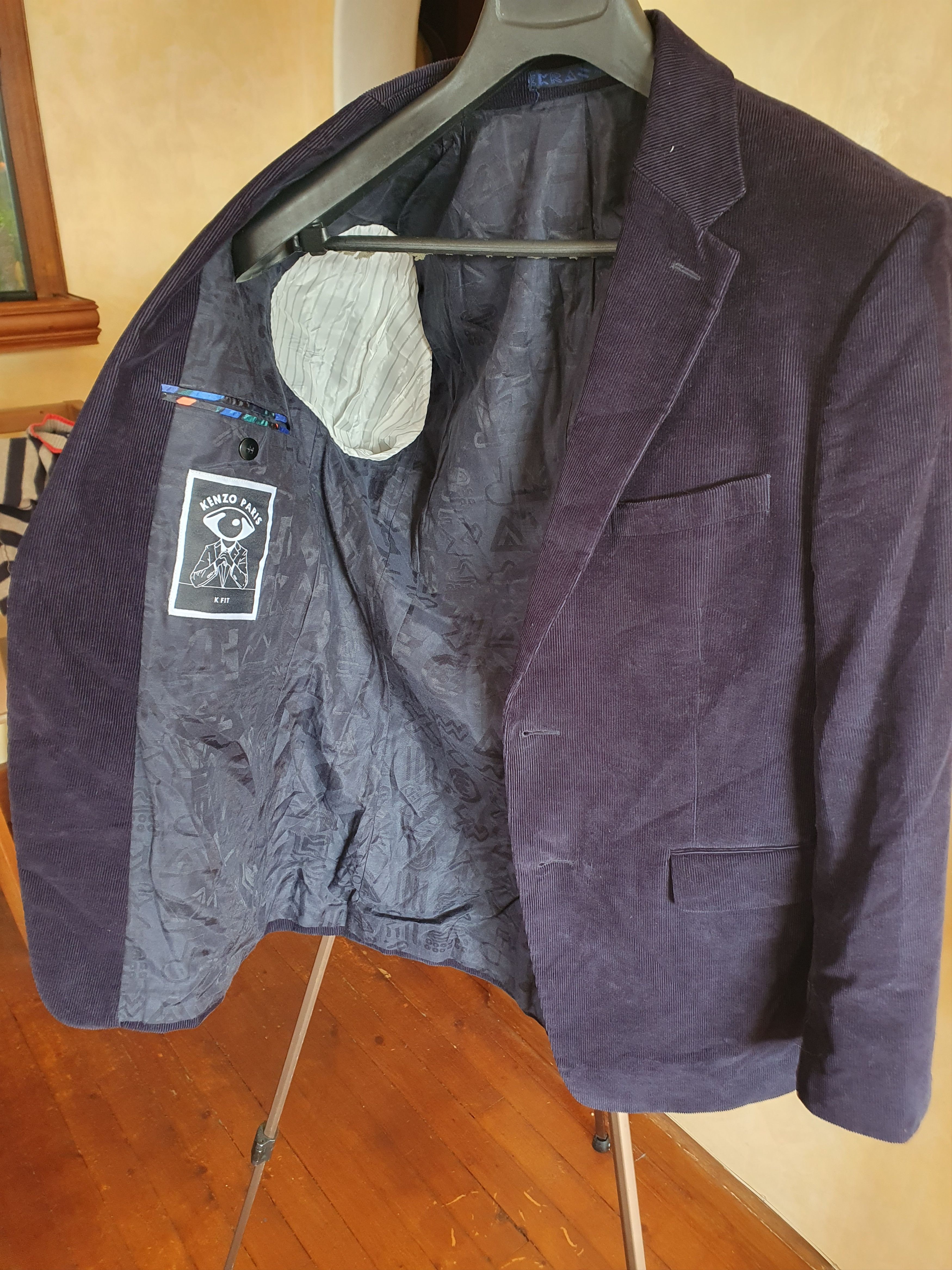 Kenzo Kenzo Courduroy Blazer 2 Buttons Single-Breasted sz 50 Size 50R - 1 Thumbnail