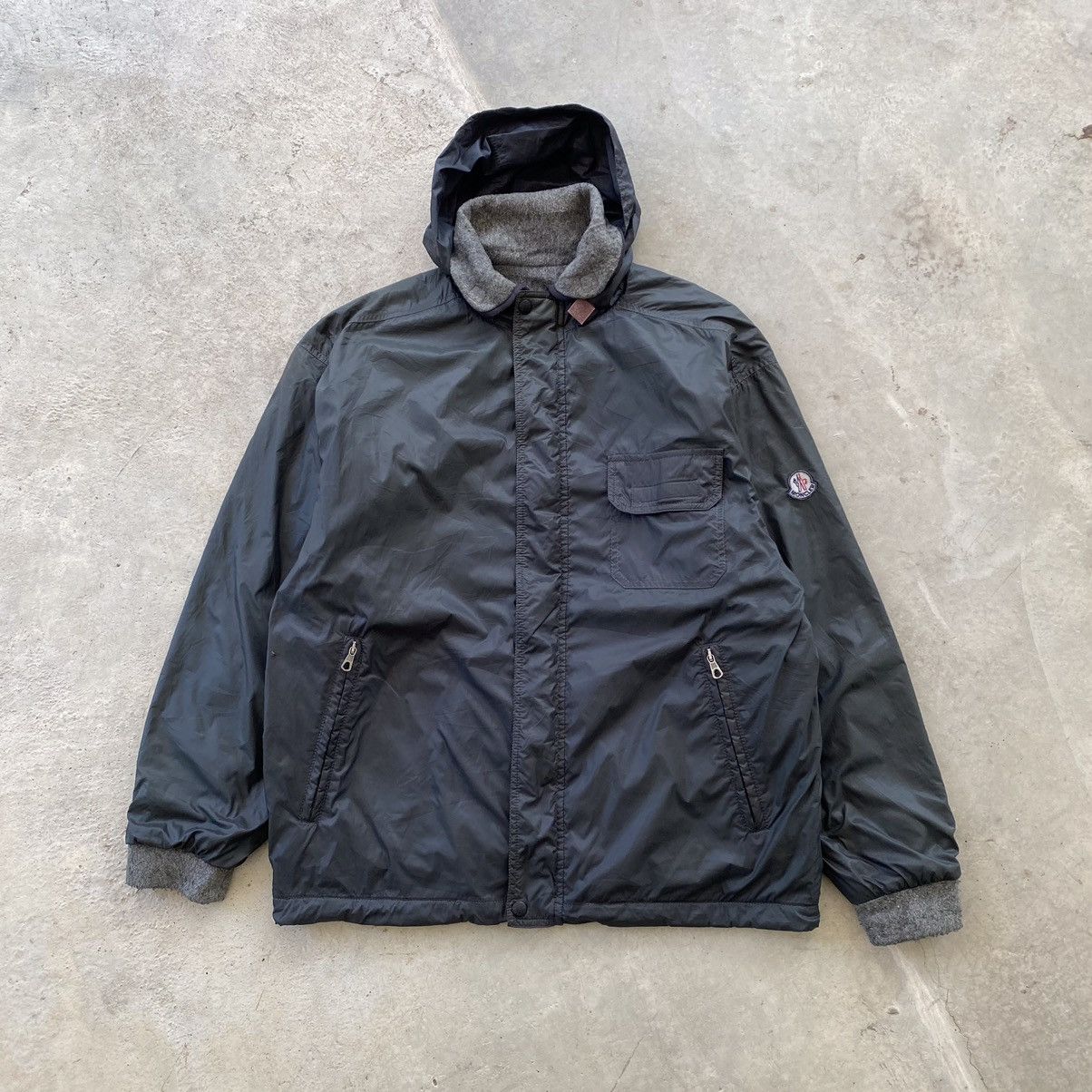 Moncler MONCLER Vintage Reversible Hidden Hoodie Jacket Size US S / EU 44-46 / 1 - 1 Thumbnail
