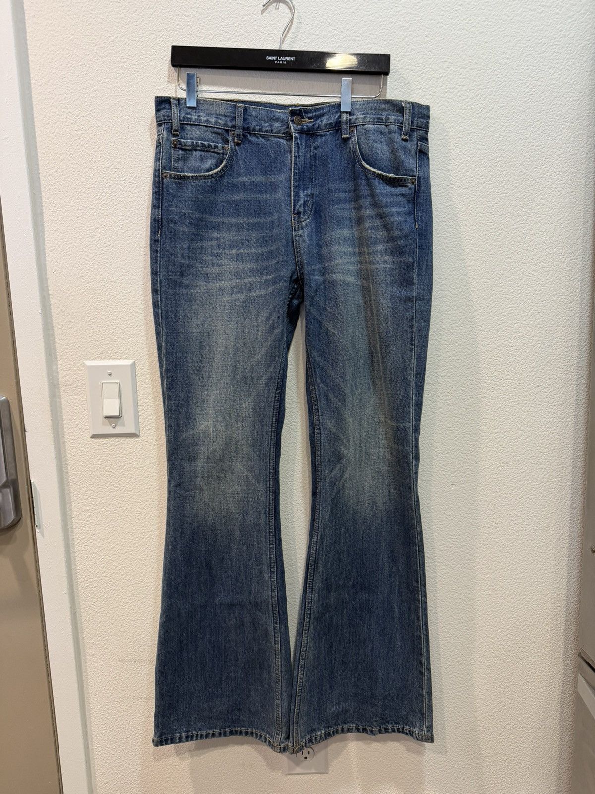 Celine SS24 Marco Union Wash Flare Jeans 30 Size US 34 / EU 50 - 1 Thumbnail