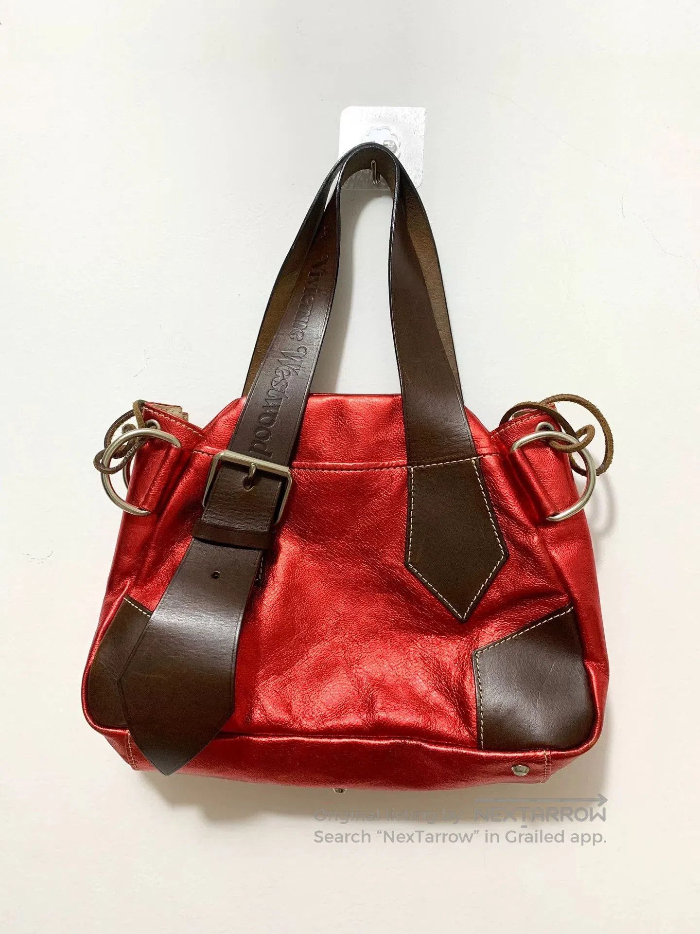 Vivienne Westwood Vivienne Westwood Vintage Red Belt Buckle Handbag. Size ONE SIZE - 1 Thumbnail