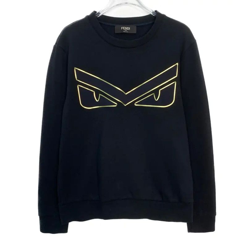 Fendi Fendi Black Cotton Men's Hoodie XS Size 0089 Size US XS / EU 42 / 0 - 1 Thumbnail