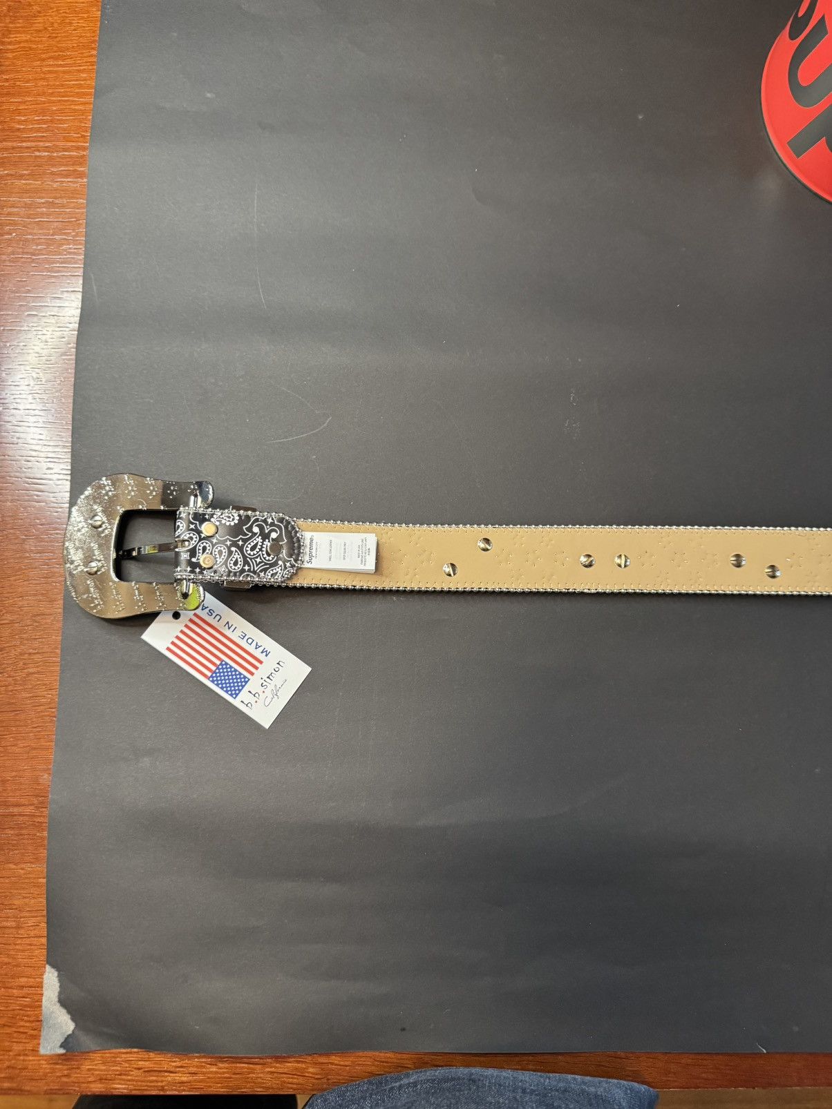 B.B. Simon × Supreme Supreme b.b. Simon Bandana Belt Size 28 - 9 Thumbnail