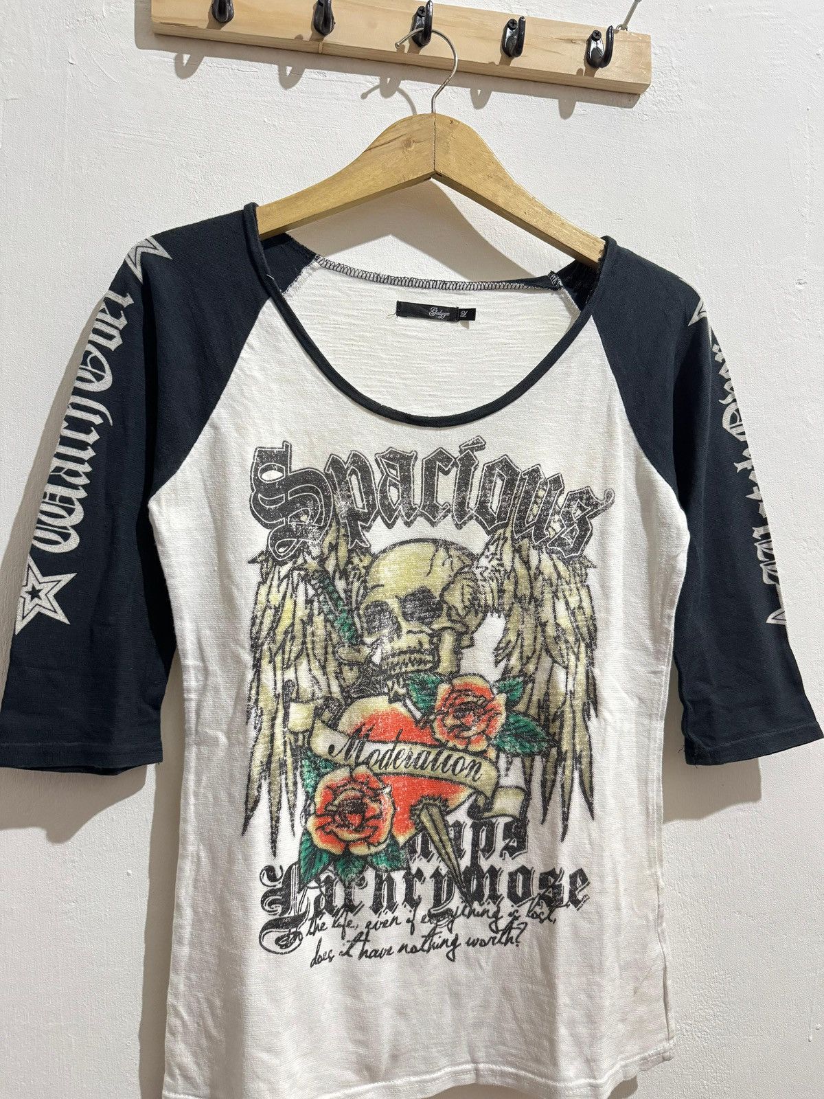 Hysteric Glamour × If Six Was Nine × Japanese Brand Y2k Salyge skull rose ifsixwasnine longsleeve Size US M / EU 48-50 / 2 - 2 Thumbnail