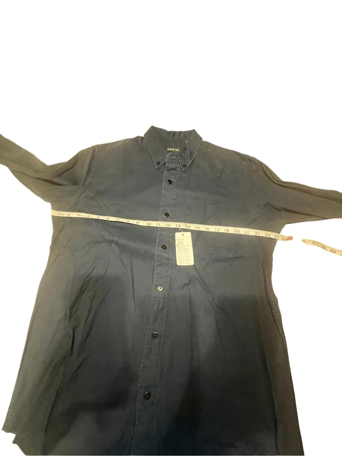 Orvis Orvis Men’s Button Down Shirt Sz M Classic Fit Navy New Size US M / EU 48-50 / 2 - 5 Thumbnail