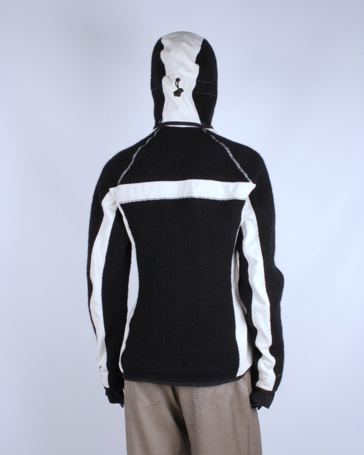 Dale Of Norway DALE OF NORWAY Windstopper Wool Black White Zip Hoodie Size L / US 10 / IT 46 - 3 Thumbnail