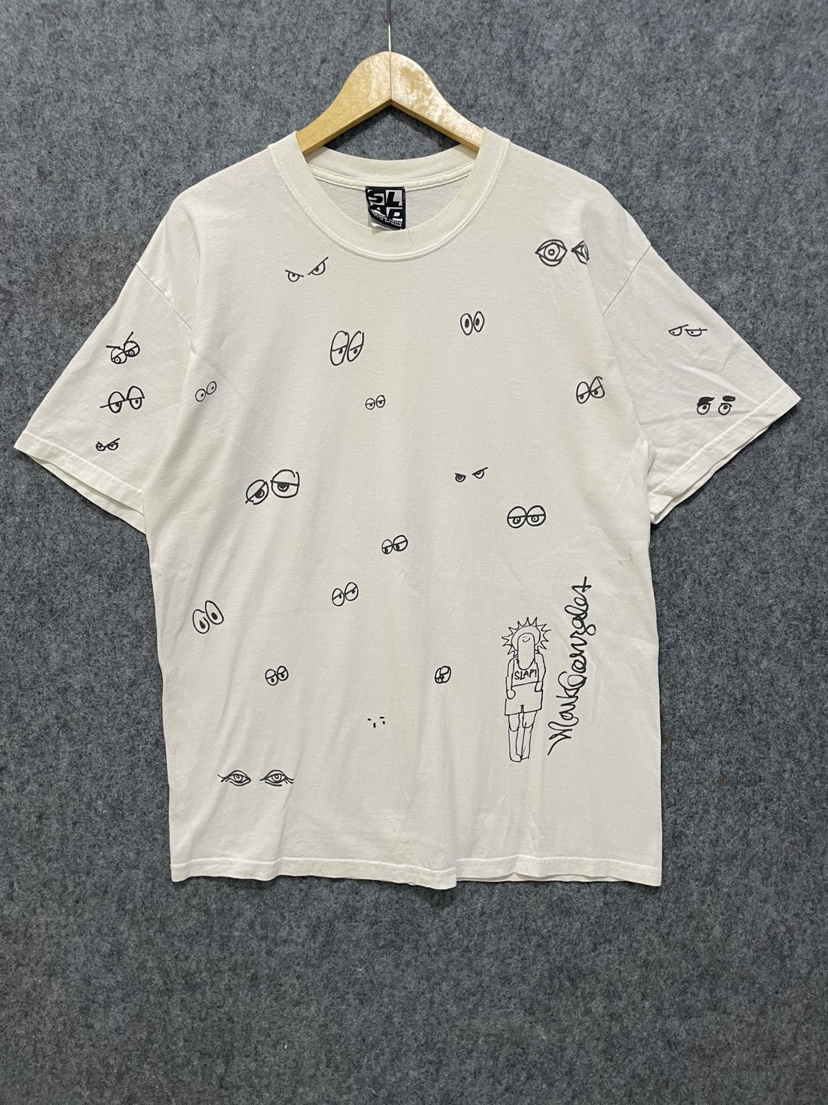 Vintage Slap Magazine Mark Gonzales T-Shirt Size US L / EU 52-54 / 3 - 1 Thumbnail