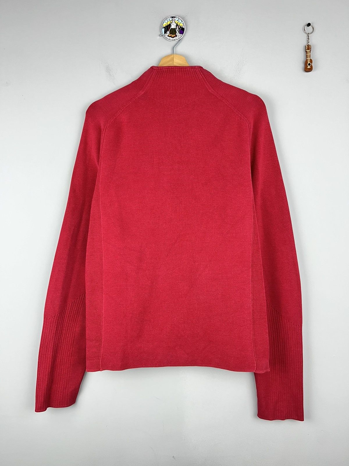 Polo Ralph Lauren × Vintage Rare Polo Ralph Lauren Lampo Zip Sweater Red Size US L / EU 52-54 / 3 - 3 Thumbnail