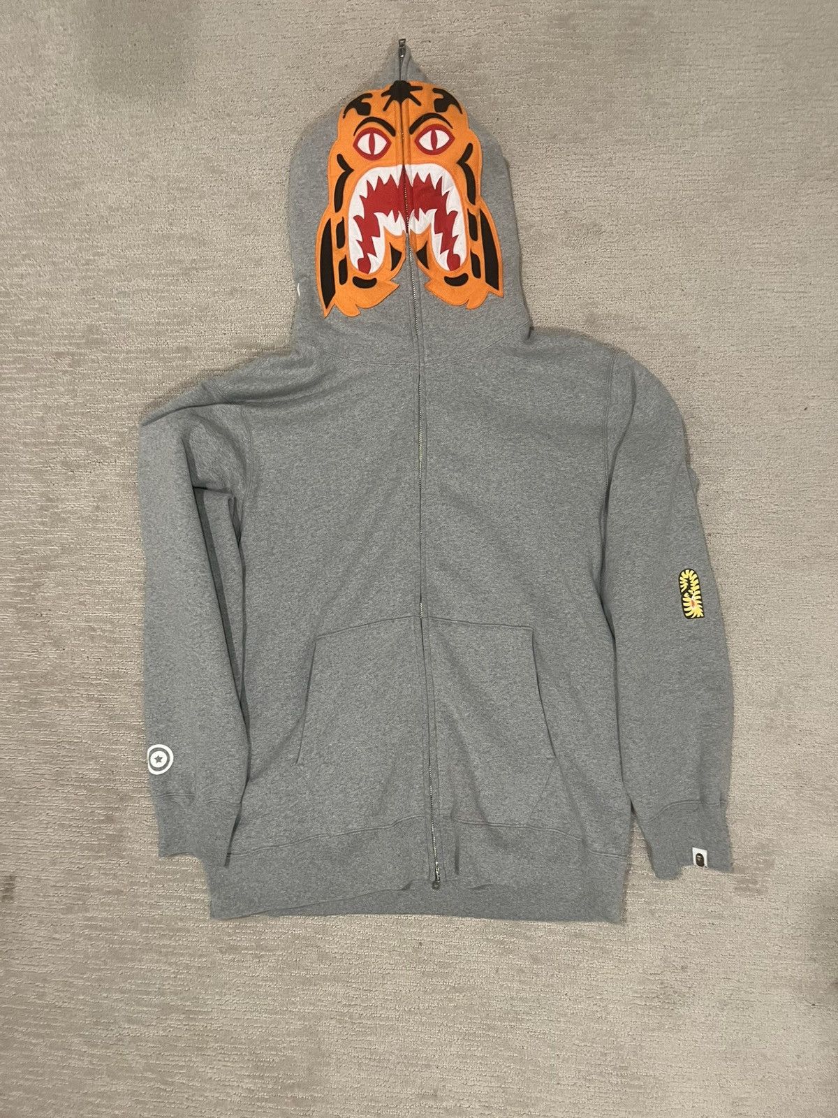 Bape Bape Tiger Full Zip Hoodie XXL Size US XXL / EU 58 / 5 - 1 Thumbnail