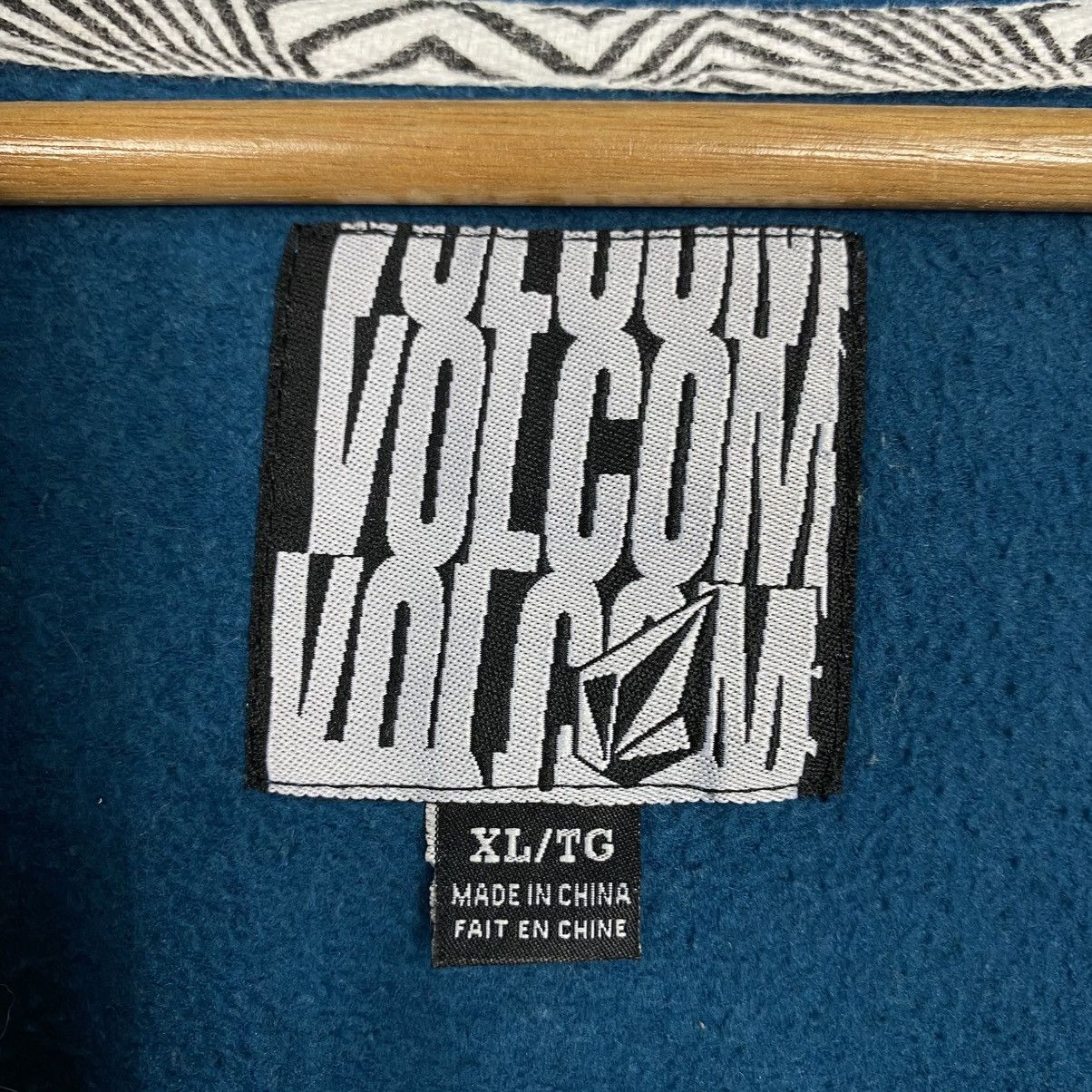 Japanese Brand Striped Zipper Jacket Volcom Biker Punk Style Size US XL / EU 56 / 4 - 20 Thumbnail