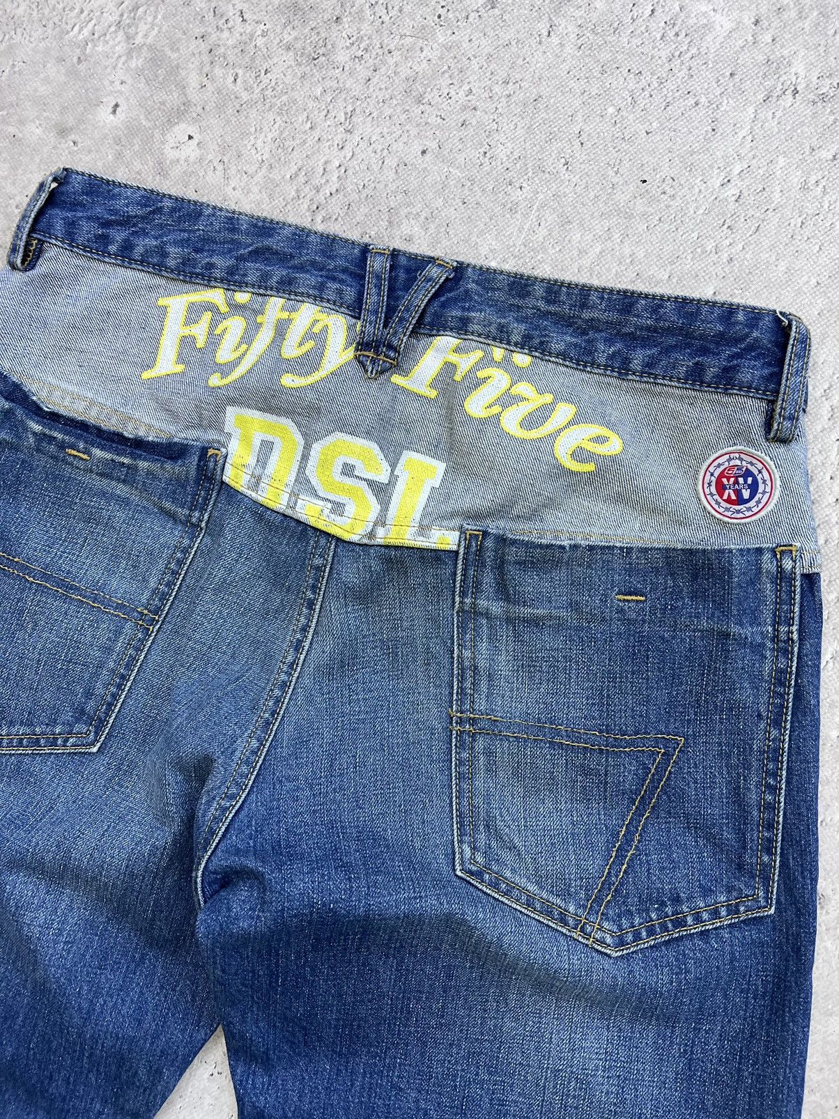 Diesel SALE💣💣 VTG Balenciaga Style Diesel Baggy Washed Jeans y2k Size US 30 / EU 46 - 13 Thumbnail