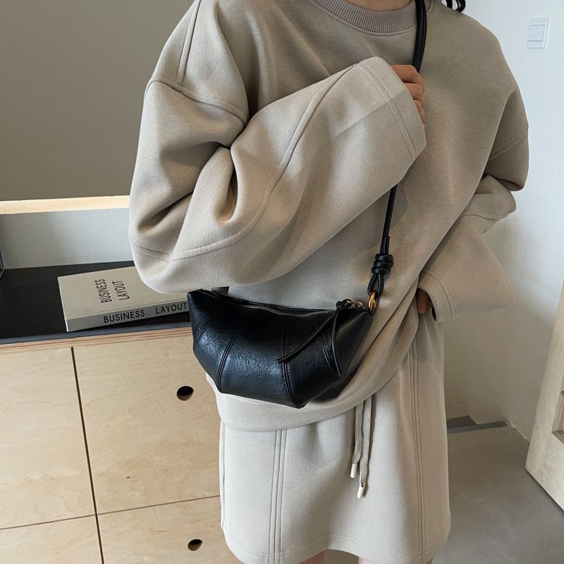 Leather Seoul Chic Splice Shoulder Bag Size ONE SIZE - 2 Thumbnail