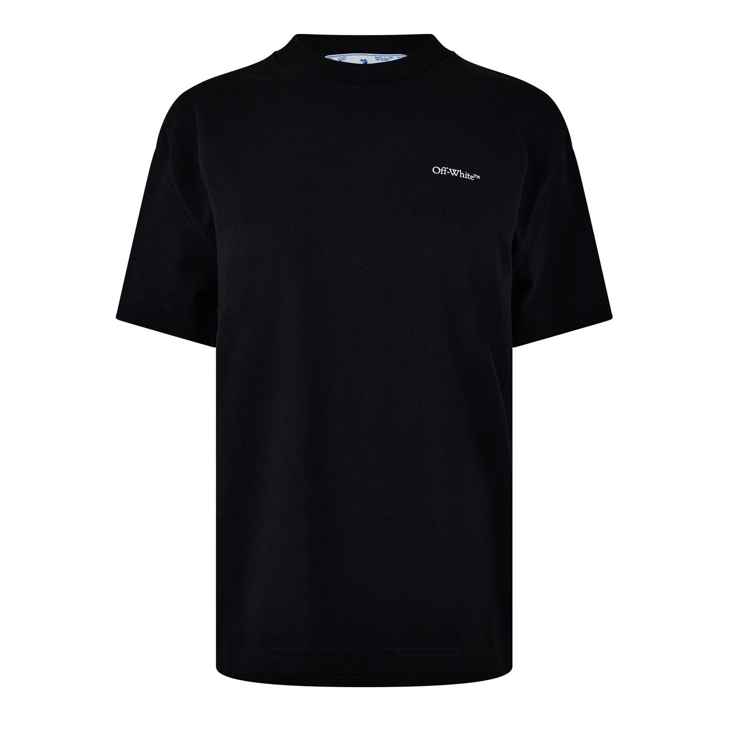 Off-White o1g2r1mq1224 Floral T-Shirts in Black Size XS / US 0-2 / IT 36-38 - 1 Thumbnail