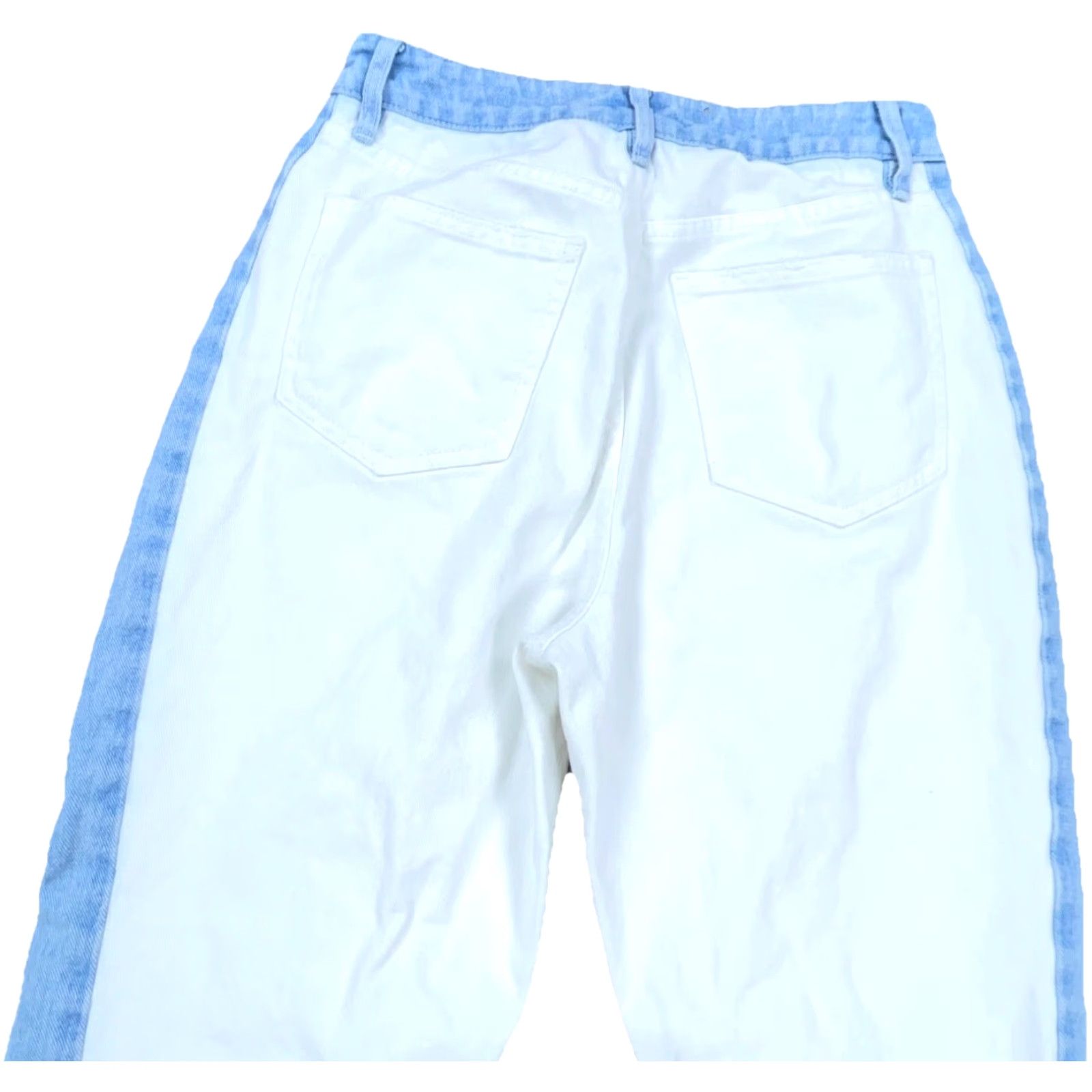 Pacsun PacSun Jeans Women 27 Mom Blue White Med Wash Ripped Holes Knee Ladies Pant Size 27" / US 4 / IT 40 - 4 Thumbnail