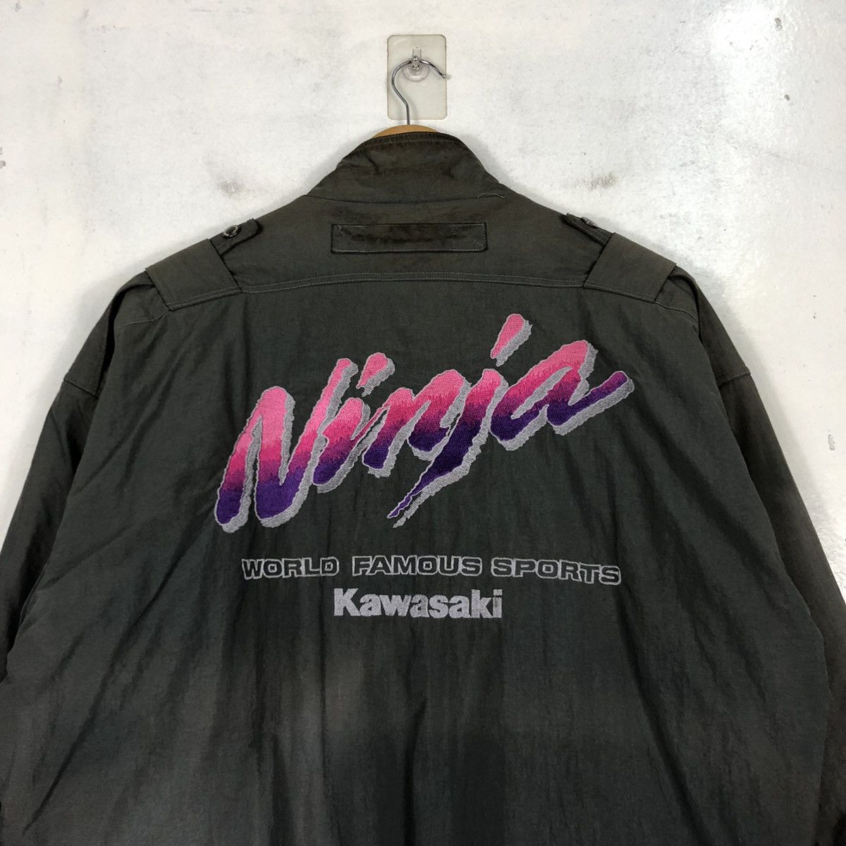 Other Vintage Kawasaki Ninja Bomber Jacket Size US M / EU 48-50 / 2 - 8 Thumbnail