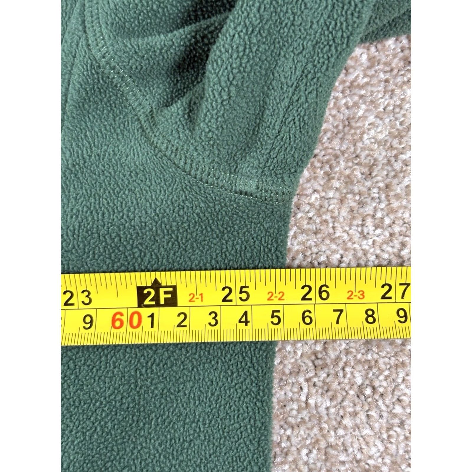 Vintage LL Bean Polar Fleece Pullover Quarter Zip Sweatshirt Green Men’s XL Reg Shirt Pullover Outdoor Zippered Long Sleeve Regular Fit Men Womens? Size US XL / EU 56 / 4 - 7 Thumbnail