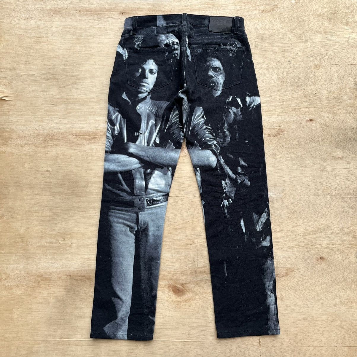 Japanese Brand LAUGHER DENIM AOP MICHAEL JACKSON / CDG / HYSTERIC Size US 30 / EU 46 - 6 Thumbnail