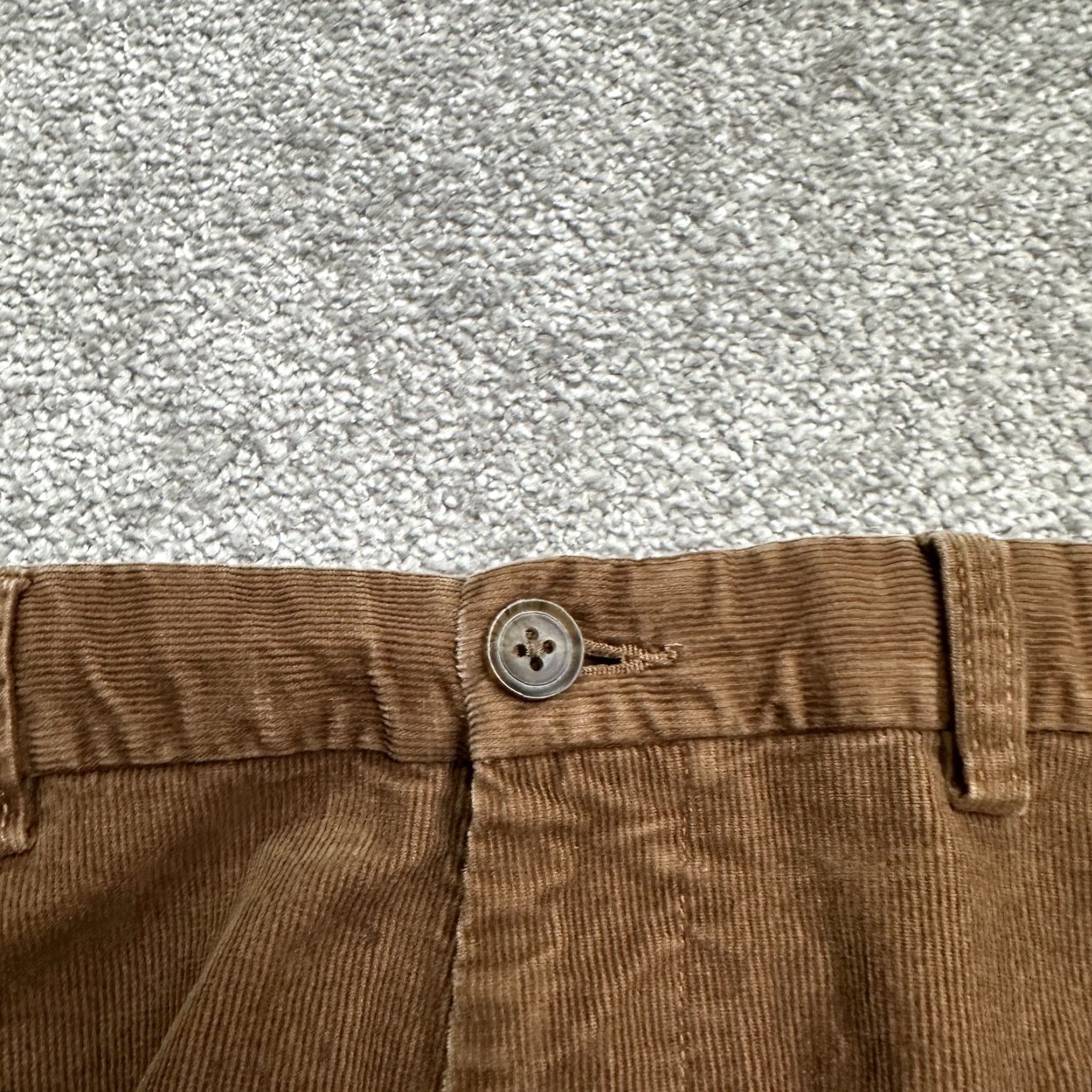 Haggar VINTAGE Haggar Classic Fit Corduroy Pants Mens 40x32 Brown Straight Leg Cotton Casual Size US 40 / EU 56 - 3 Thumbnail