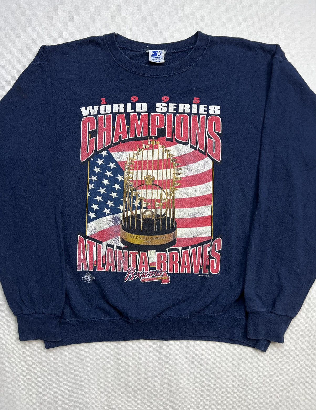 MLB × Majestic × Starter Starter MLB Atlanta Braves 1995 World Champions vintage Size US L / EU 52-54 / 3 - 3 Thumbnail