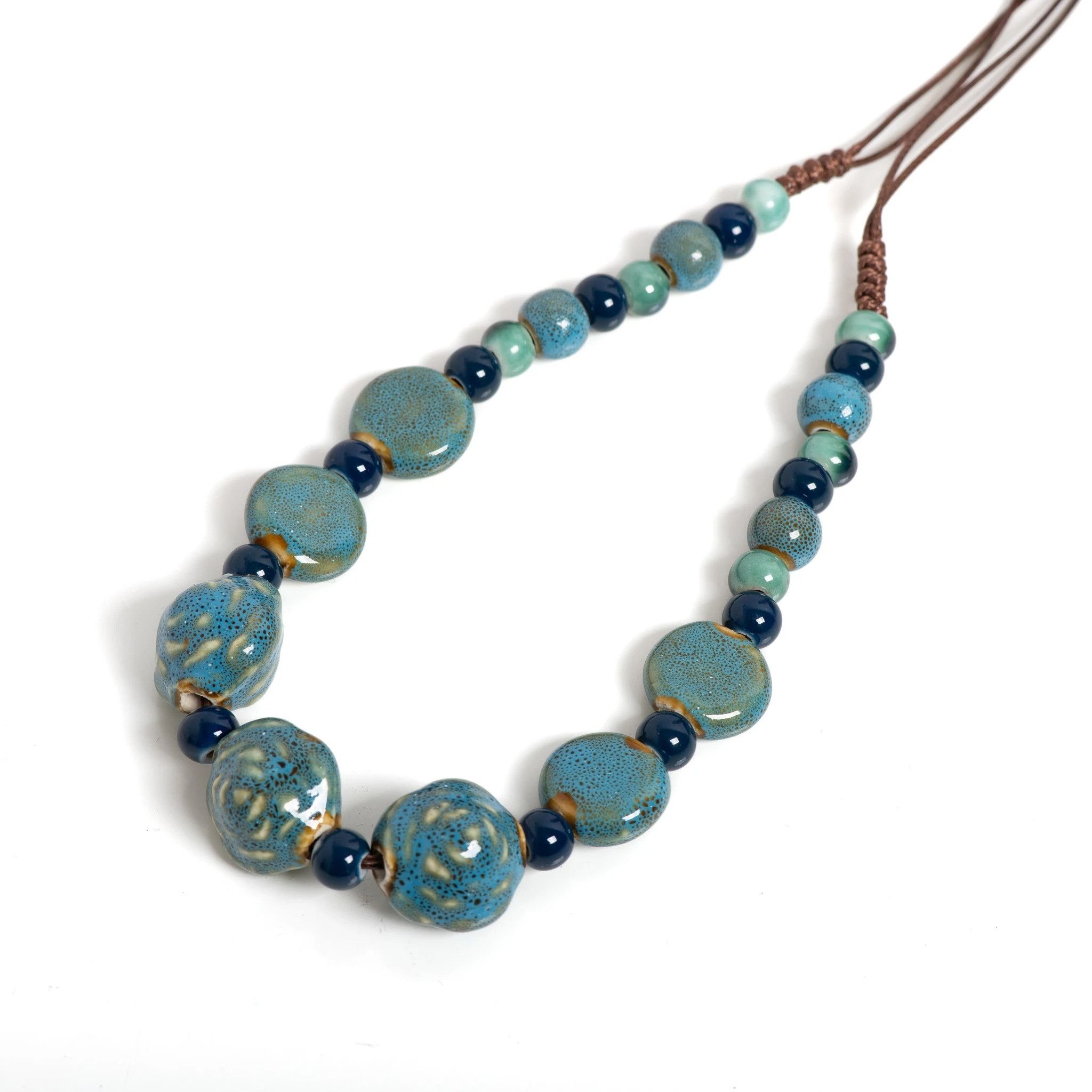 Handmade Boho Heart Pendant Necklace Handmade Jewelry Gift For Her Size ONE SIZE - 3 Thumbnail