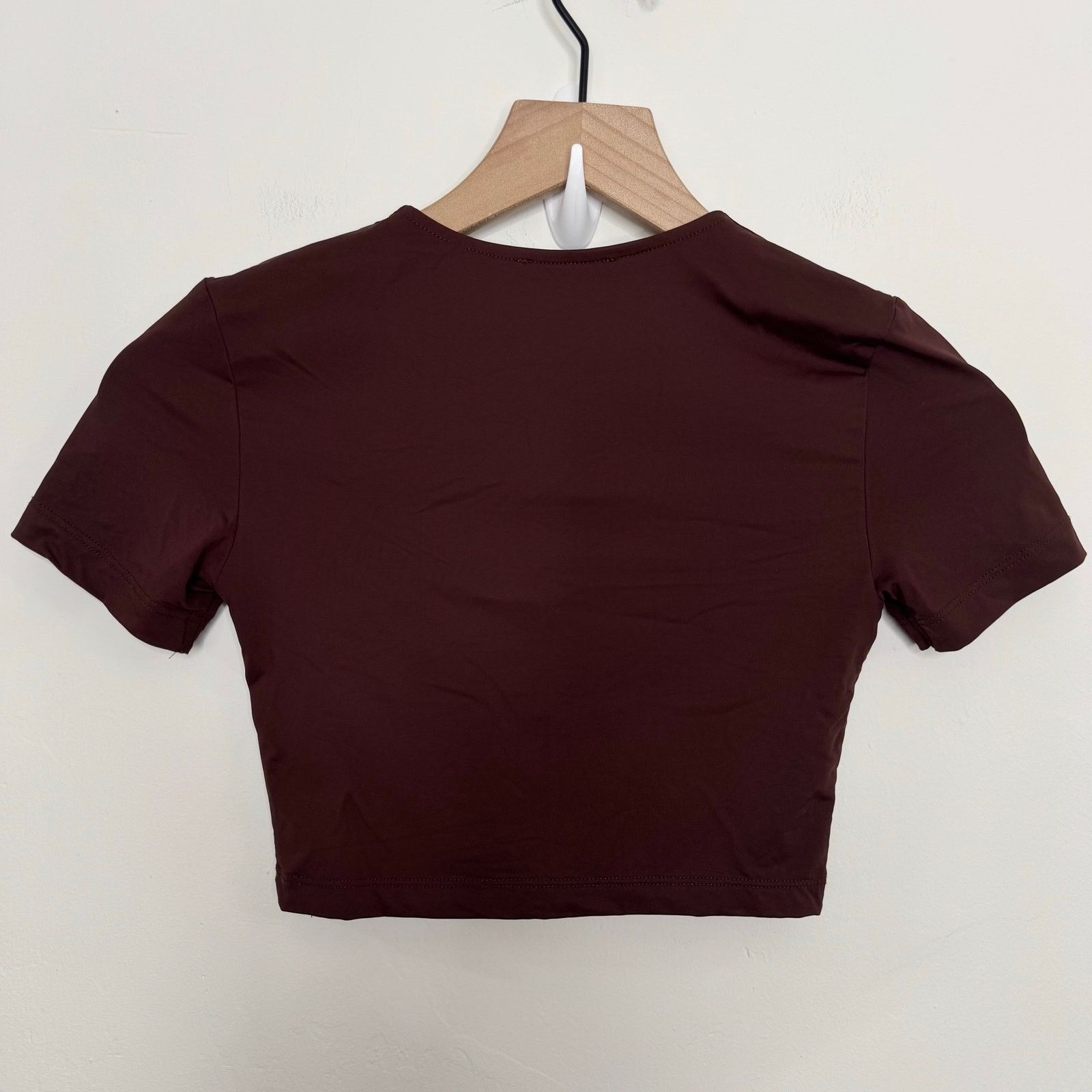 Zara Zara Brown Cropped T Shirt Size Small Size S / US 4 / IT 40 - 3 Thumbnail