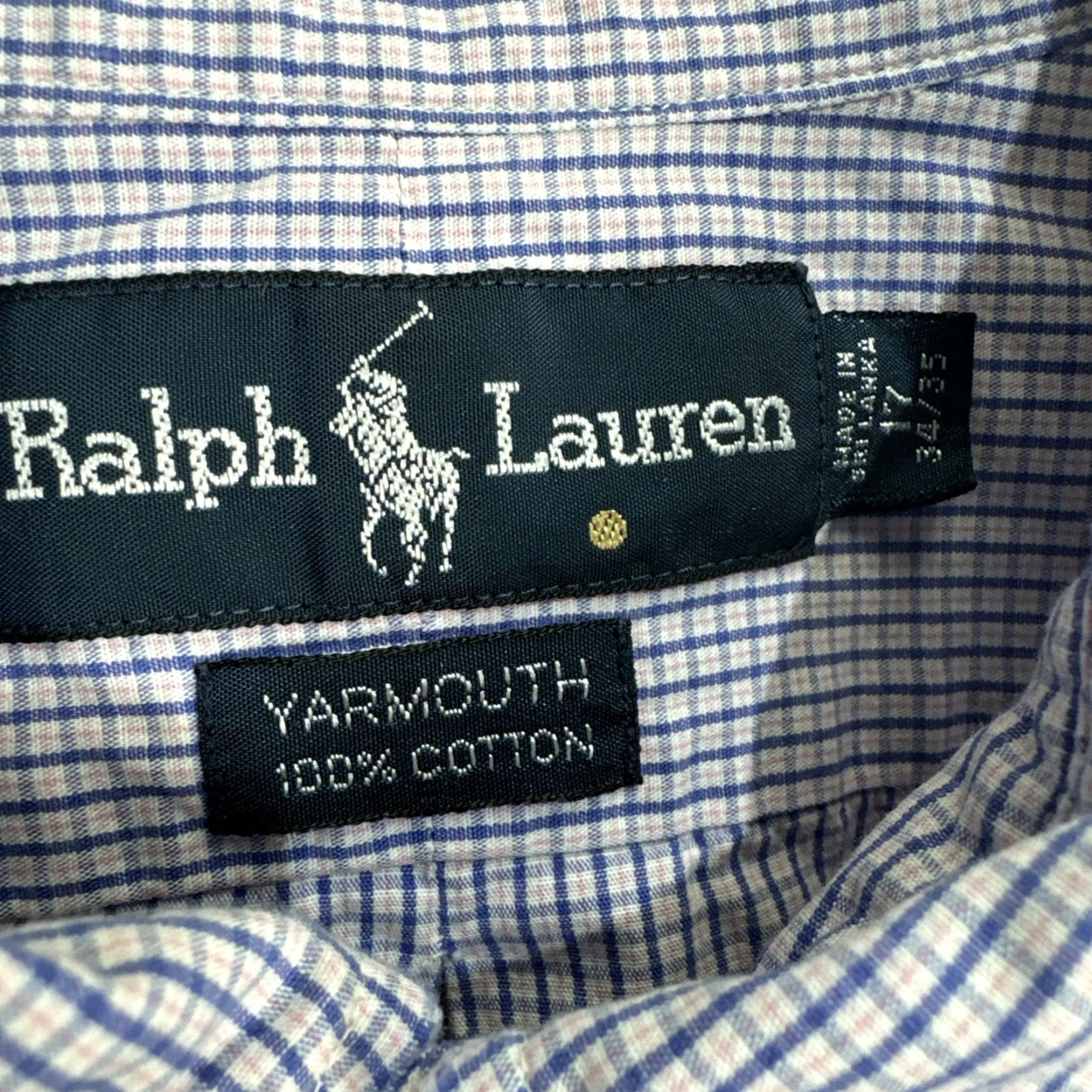 Polo Ralph Lauren Polo Ralph Lauren Long Sleeve Shirt Men's Yarmouth Oxford Button Down Check 17 Multicolor Regular Chest 54" Pony Logo Embroidered Barrel Cuff Size US XL / EU 56 / 4 - 2 Thumbnail