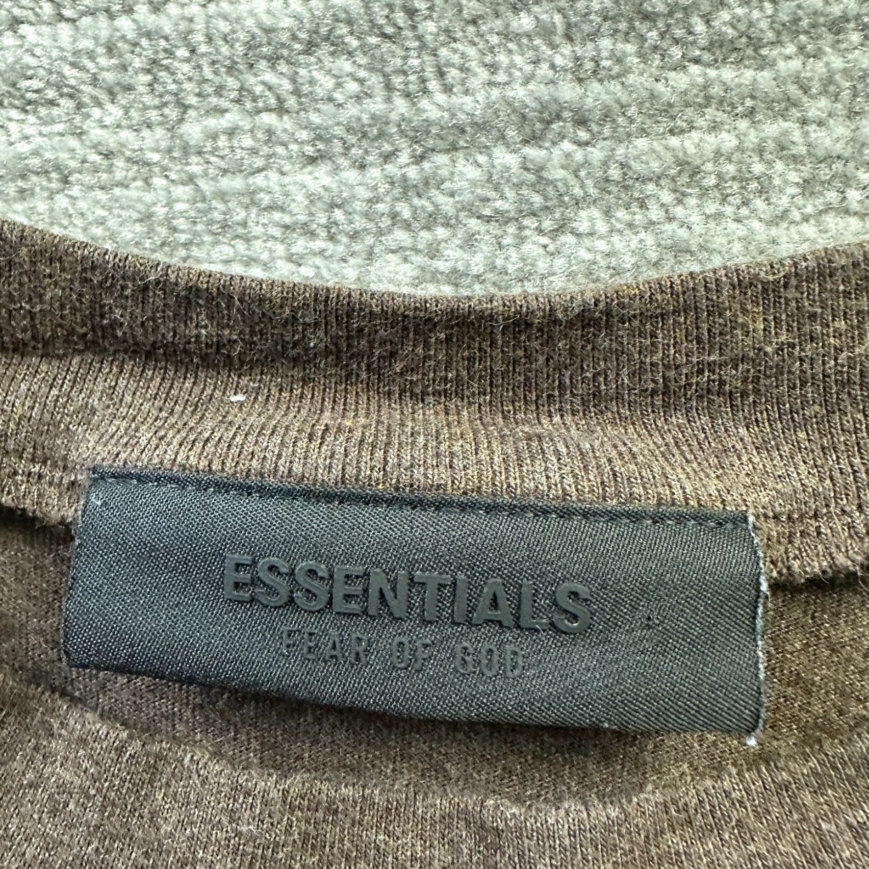 Fear of God Fear Of God Essentials Shirt Mens Medium Brown Oversized Baggy Size US M / EU 48-50 / 2 - 5 Thumbnail