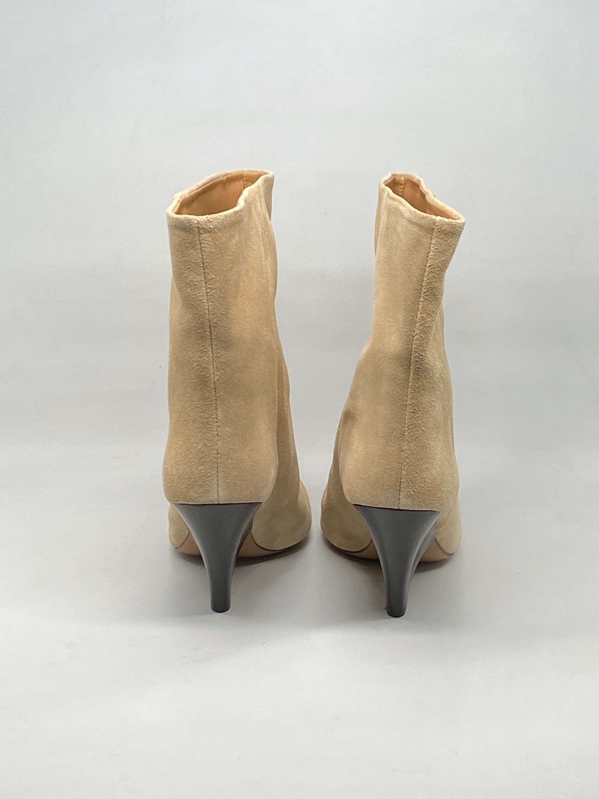 Isabel Marant Isabel Marant Miyako 90MM Suede Cone-Heel Booties size 36 Size US 6 / IT 36 - 5 Thumbnail