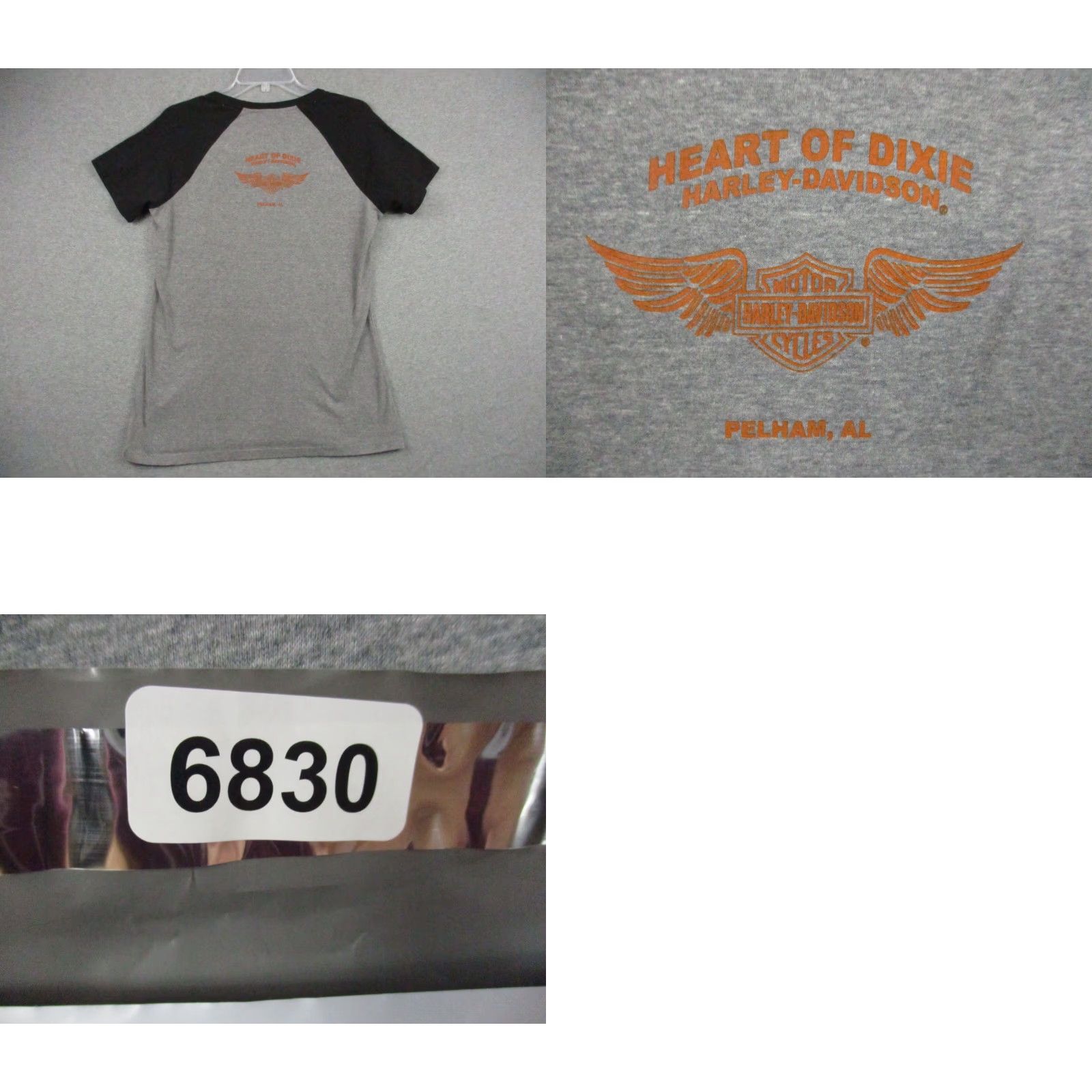 Harley Davidson Harley-Davidson Shirt Women Medium Gray Short Sleeve Motorcycle Biker Logo Casual T-Shirt Size M / US 6-8 / IT 42-44 - 8 Thumbnail