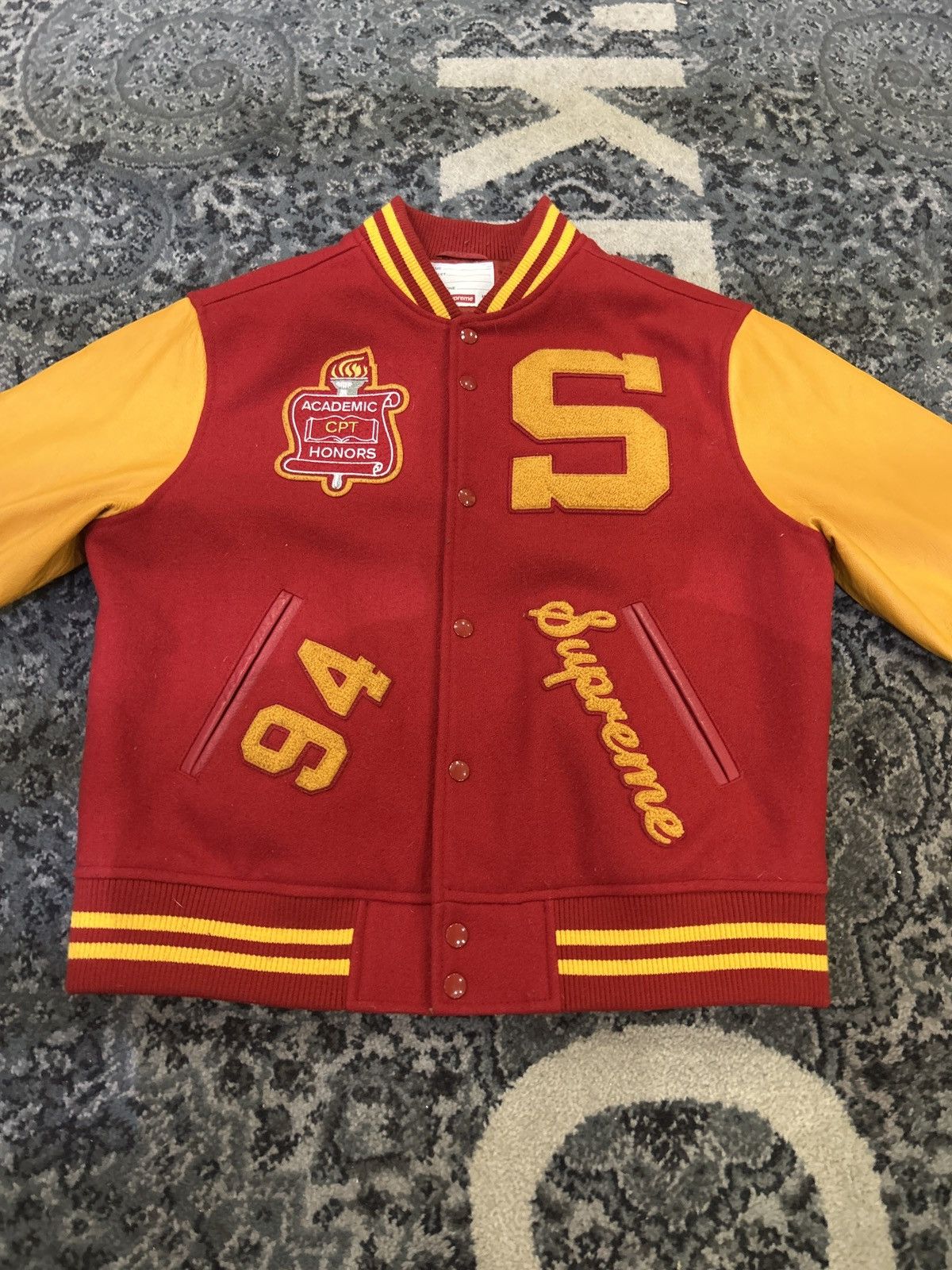 Supreme FW19 Cheerleader Varsity Jacket