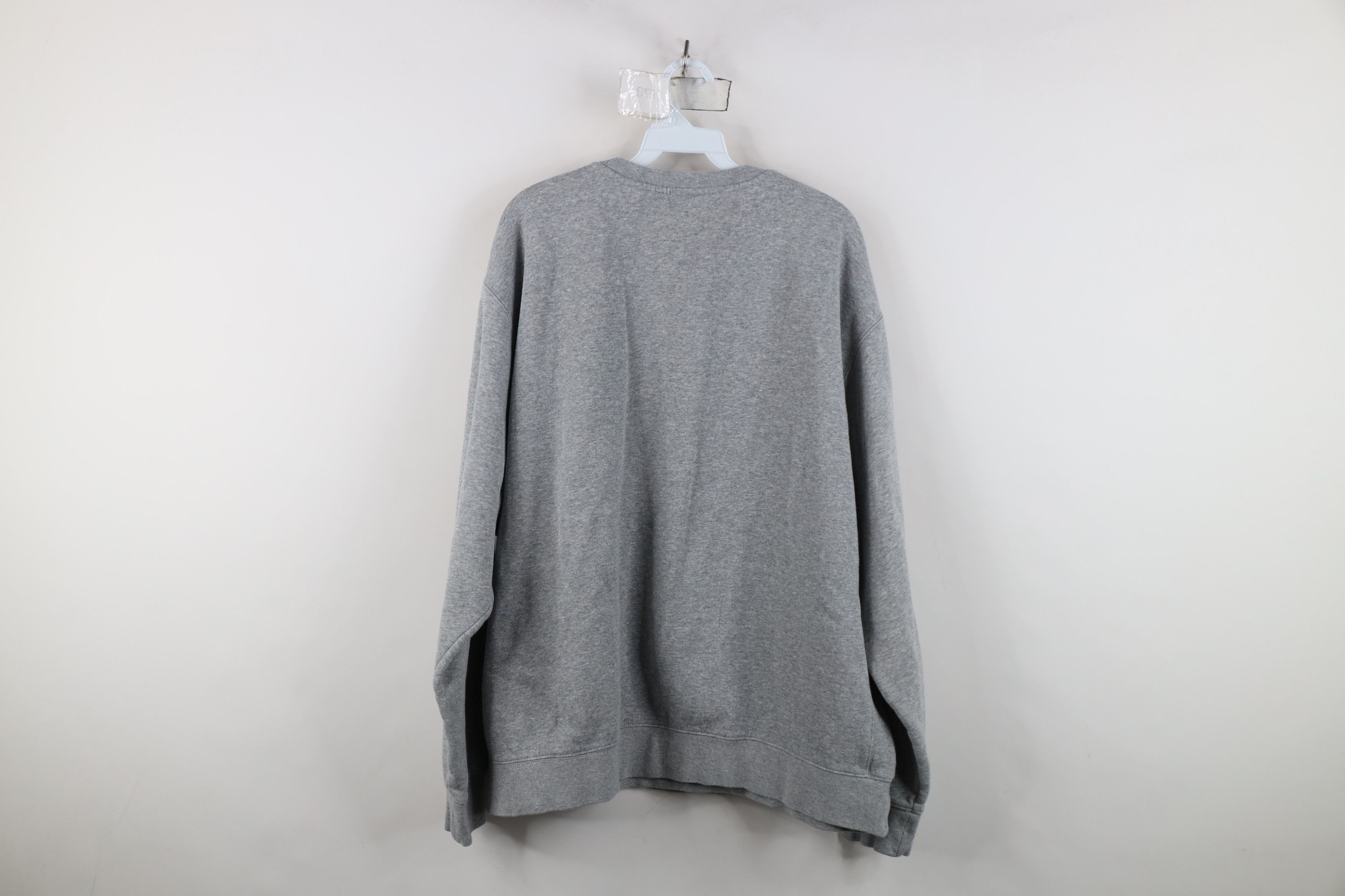 Nike Y2K Nike Scott Mini Swoosh Boxy Fit Crewneck Sweatshirt Gray Size US XXL / EU 58 / 5 - 10 Thumbnail