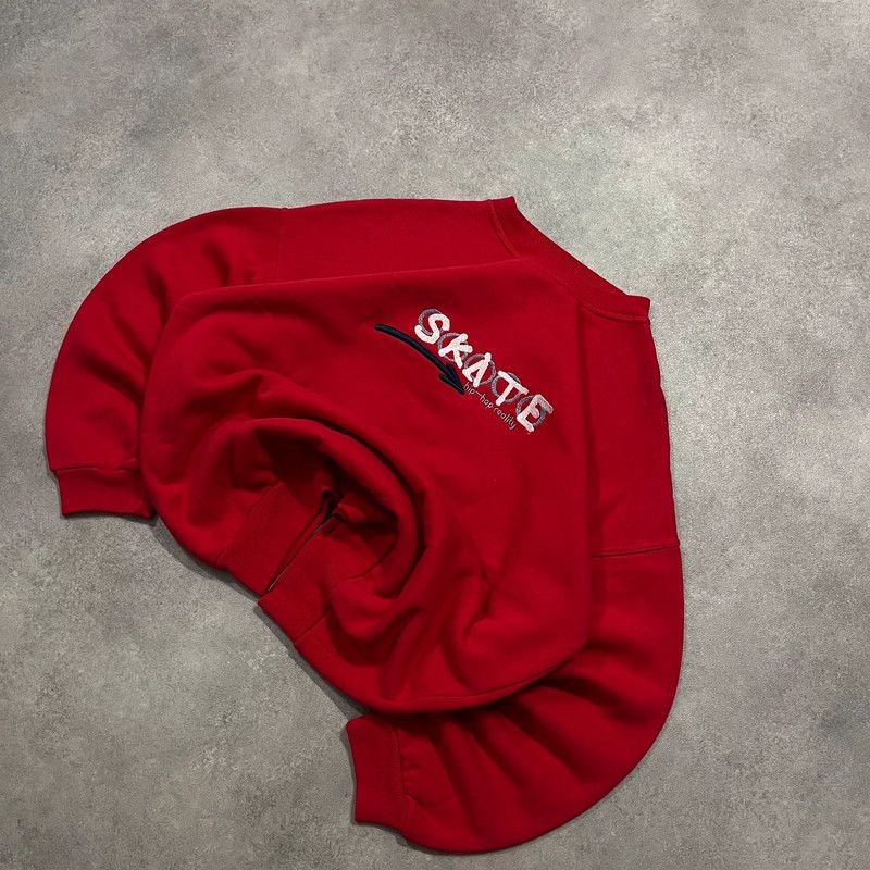 Japanese Brand Vintage Skate Skater Sweatshirt Rap Hip Hop Baggy Y2K Trendy Size US XXL / EU 58 / 5 - 3 Thumbnail