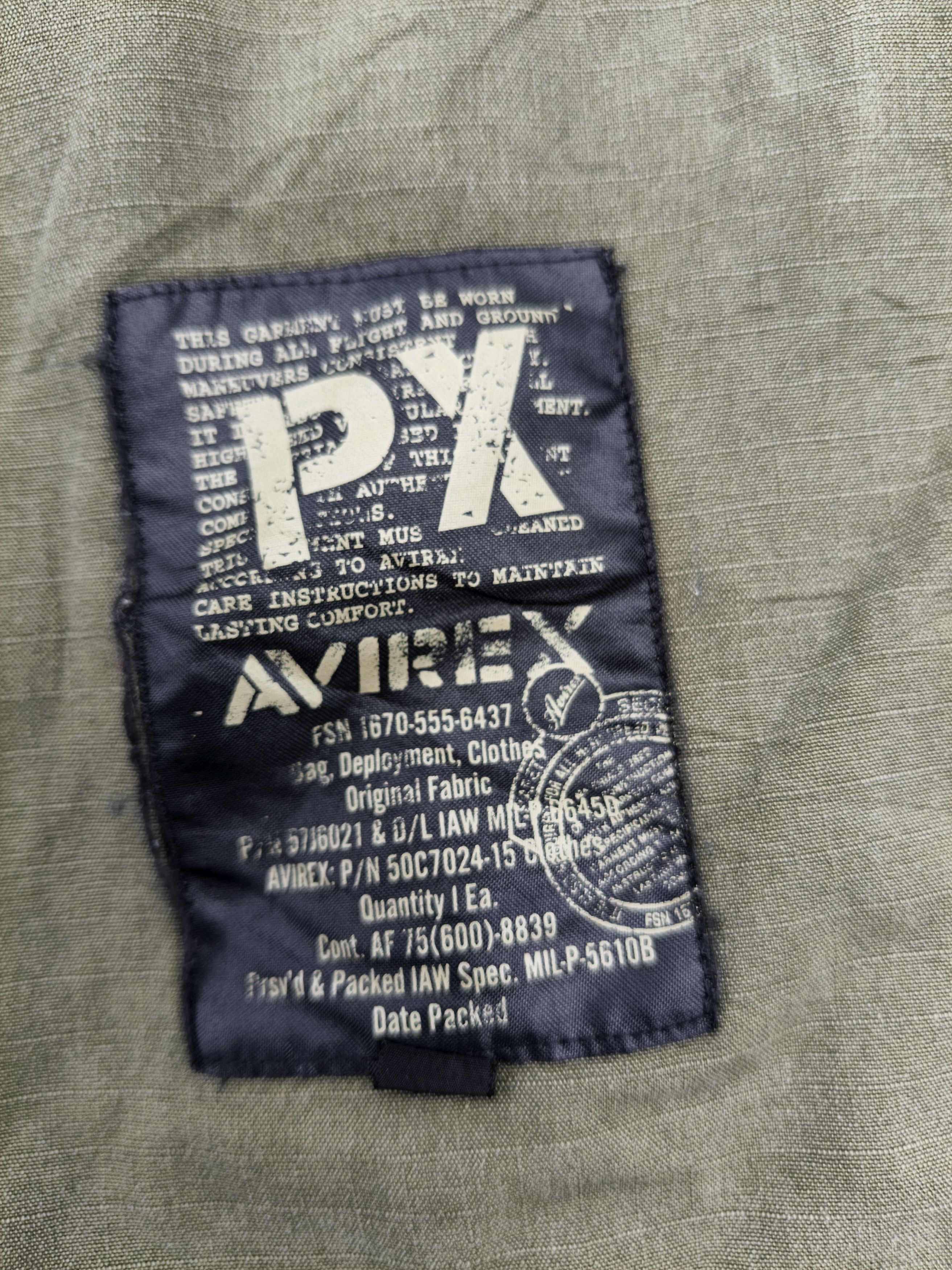 Avirex Avirex US Army Souvenir FMF PAC Long Sleeve Shirt Size US XL / EU 56 / 4 - 12 Thumbnail