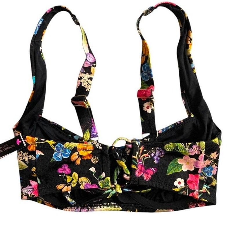 Victoria's Secret Victoria's Secret Birds of Paradise Bikini Top 34DD Size ONE SIZE - 7 Thumbnail