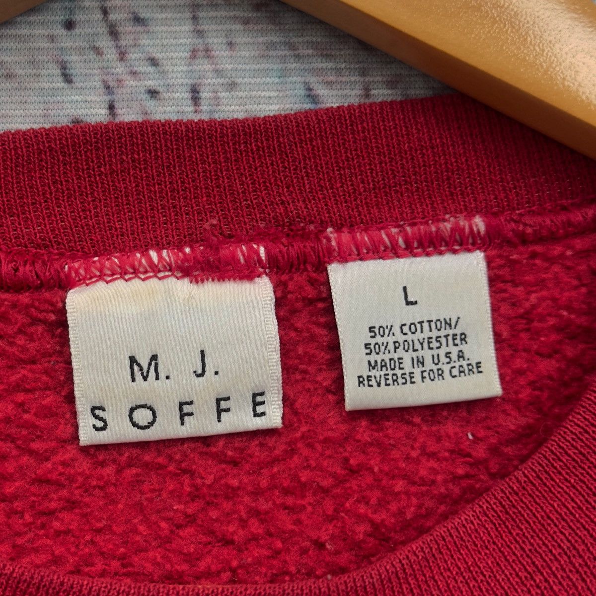 Soffe VINTAGE UNIVERSITY WASHINGTON COLLEGE SWEATSHIRT Size US L / EU 52-54 / 3 - 5 Thumbnail