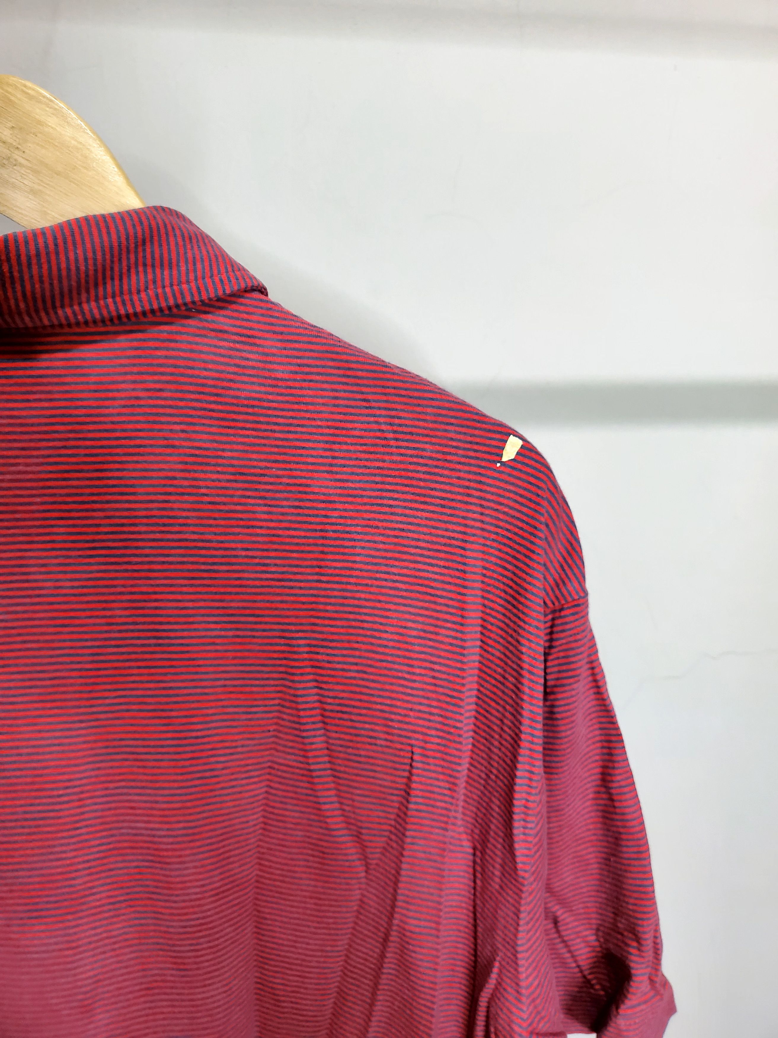 Patagonia × Polo Ralph Lauren PATAGONIA POLO MENS X-LARGE RED STRIPED ORGANIC COTTON Size US XL / EU 56 / 4 - 7 Thumbnail