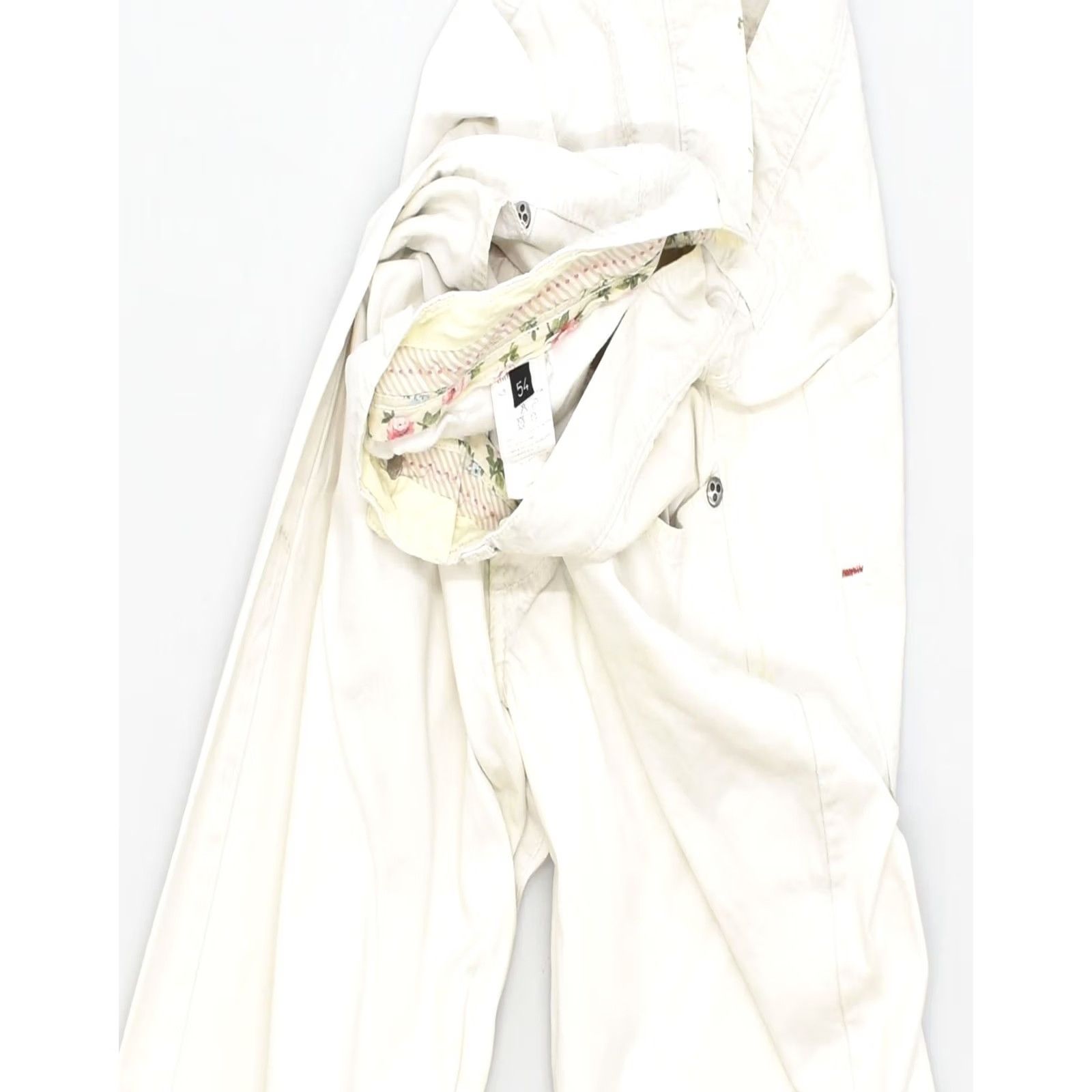 Peuterey PEUTEREY Womens Slim Jeans White Cotton W36 L31 XP15 Size 25" / US 0 / IT 36 - 3 Thumbnail