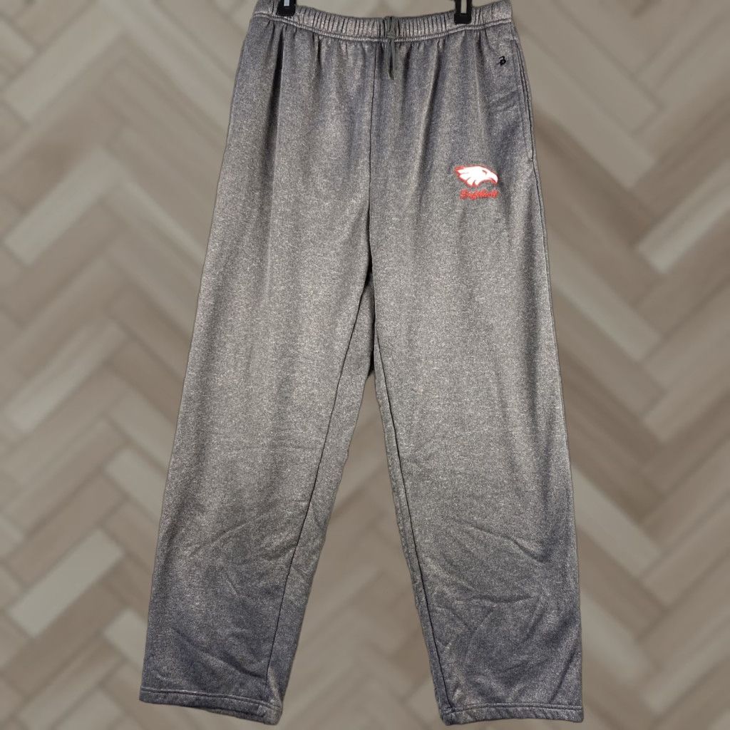 Vintage Badger Sport Sweatpants Men XL Gray Athletic Warm-Up Track Pants Pockets Mens Size US 34 / EU 50 - 1 Thumbnail