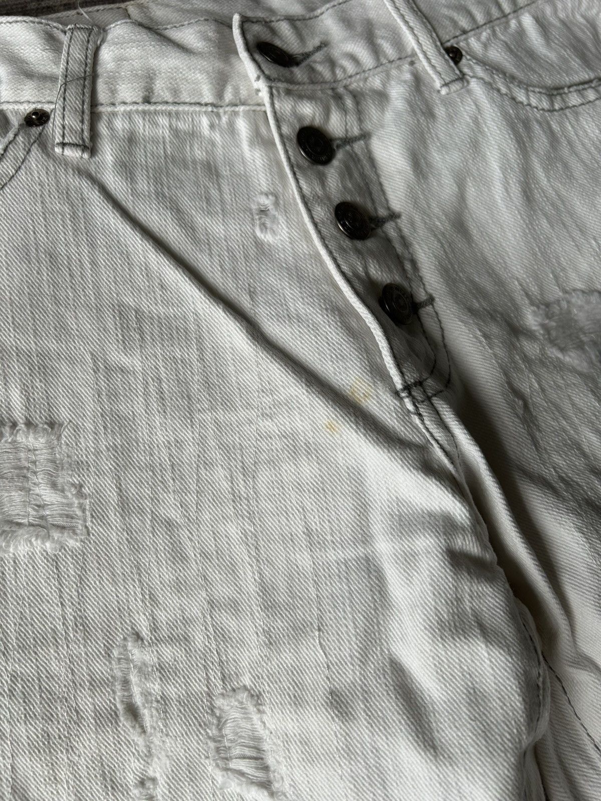 Tornado Mart Tornado Mart Super Flared Distressed Jeans Size US 31 - 7 Thumbnail