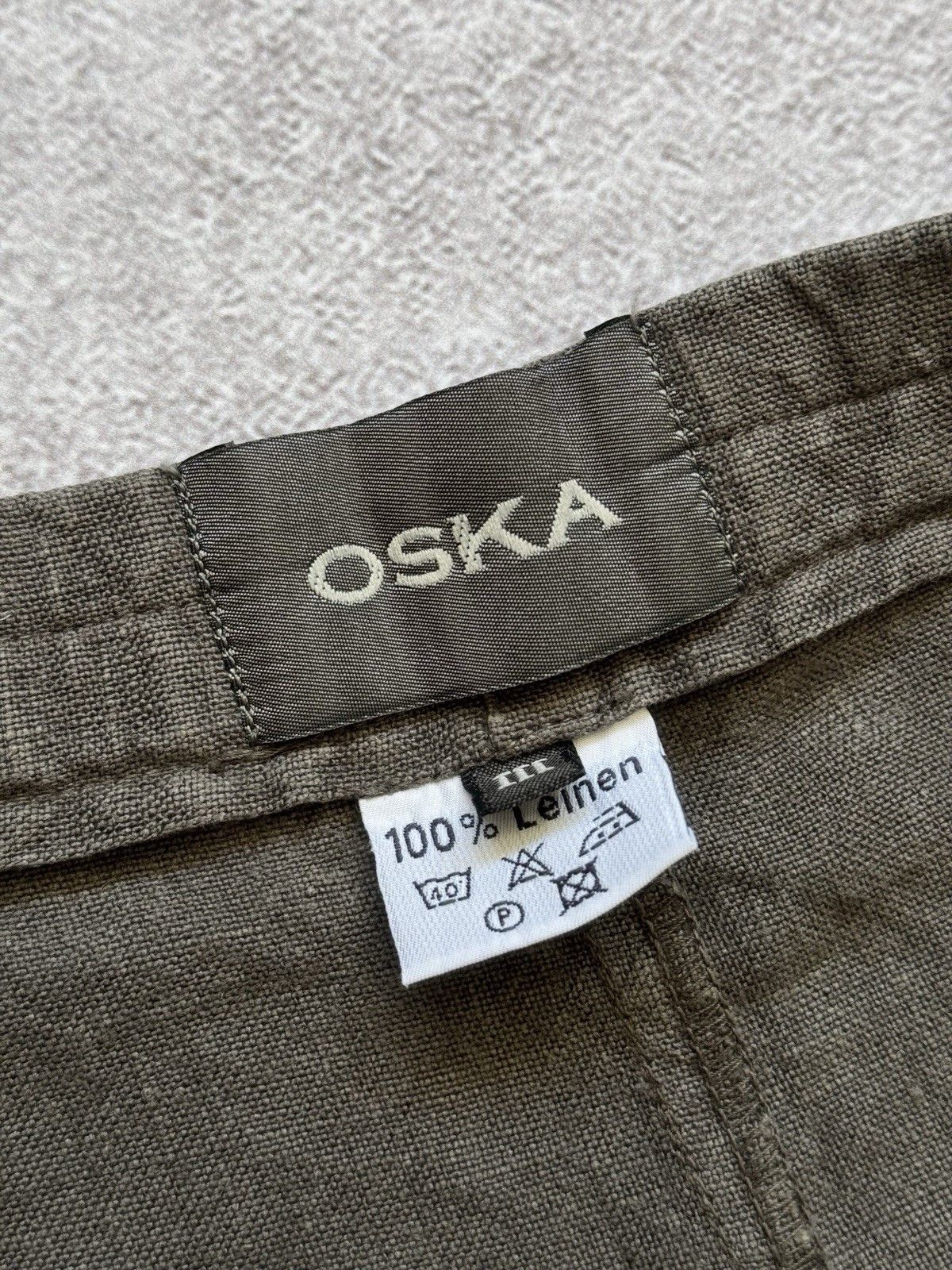 OSKA Oska Linen Woman Japanese Parachute Wide Leg Pants Size 3 Size 32" / US 10 / IT 46 - 4 Thumbnail