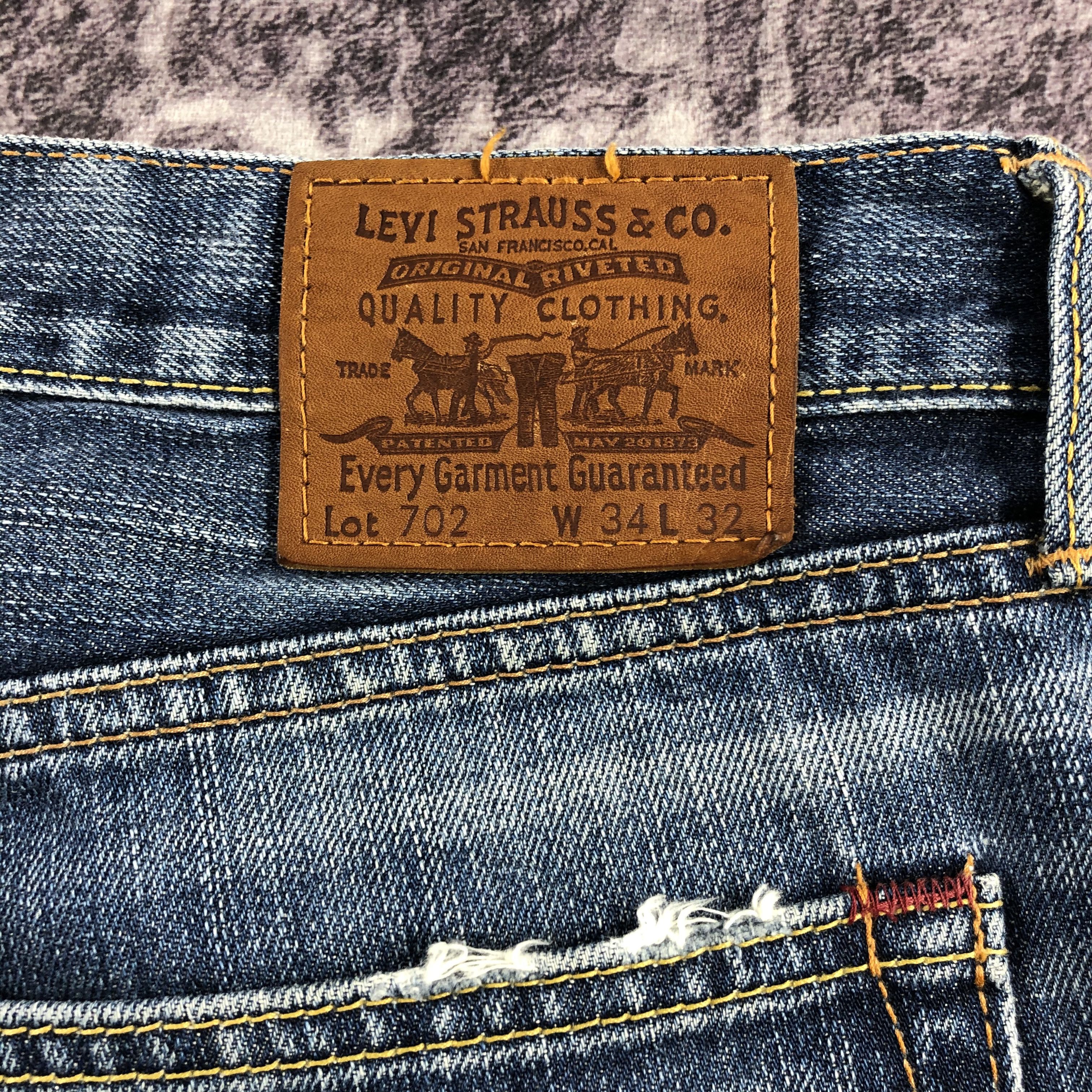 Levi's × Vintage Vintage 90s Blue Wash Levis 702 Jeans-JM2806 Size US 35 - 6 Thumbnail