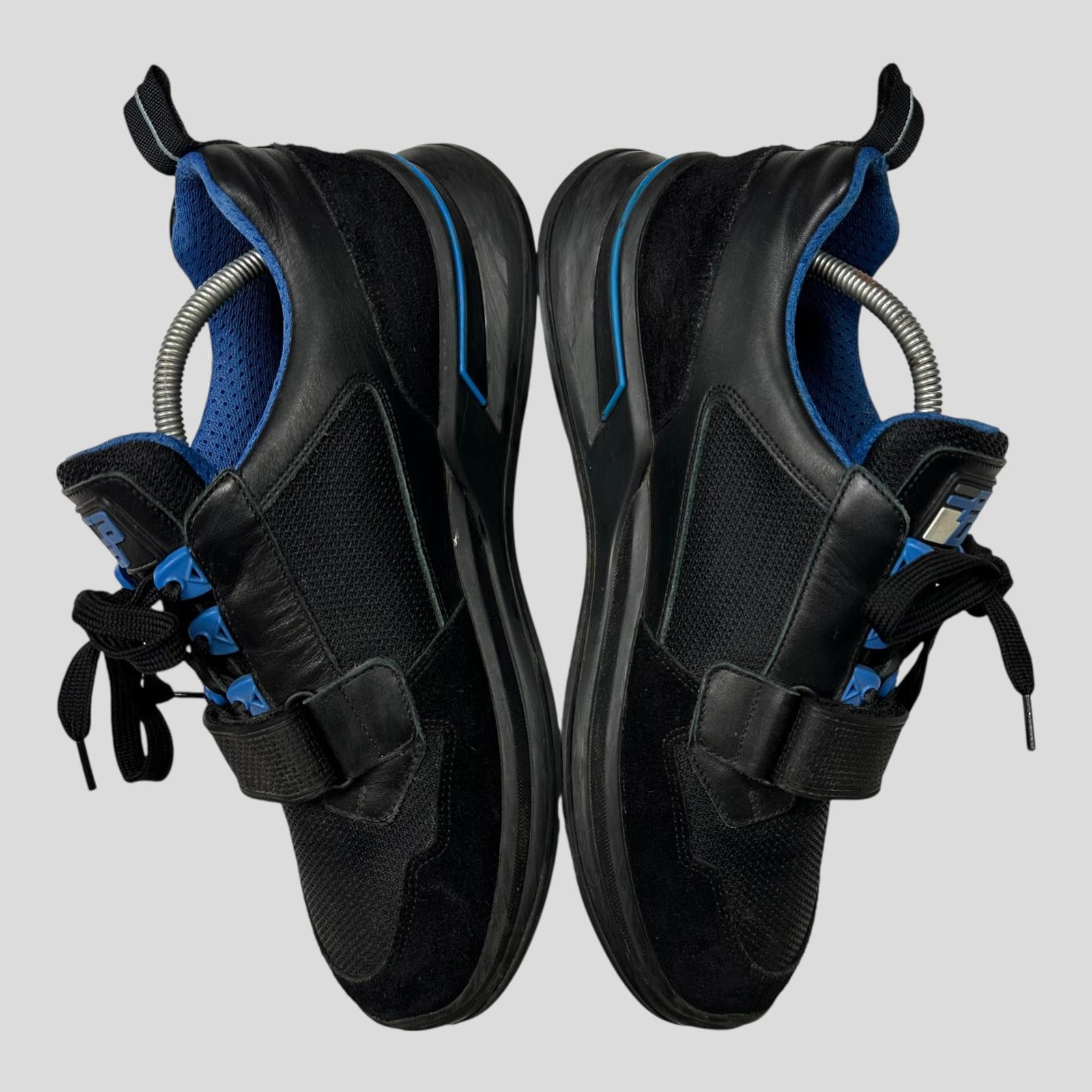 Prada Prada 2018 Mechano Rubber + Leather Logo Trainers - UK8.5/9 Size US 9.5 / EU 42-43 - 6 Thumbnail