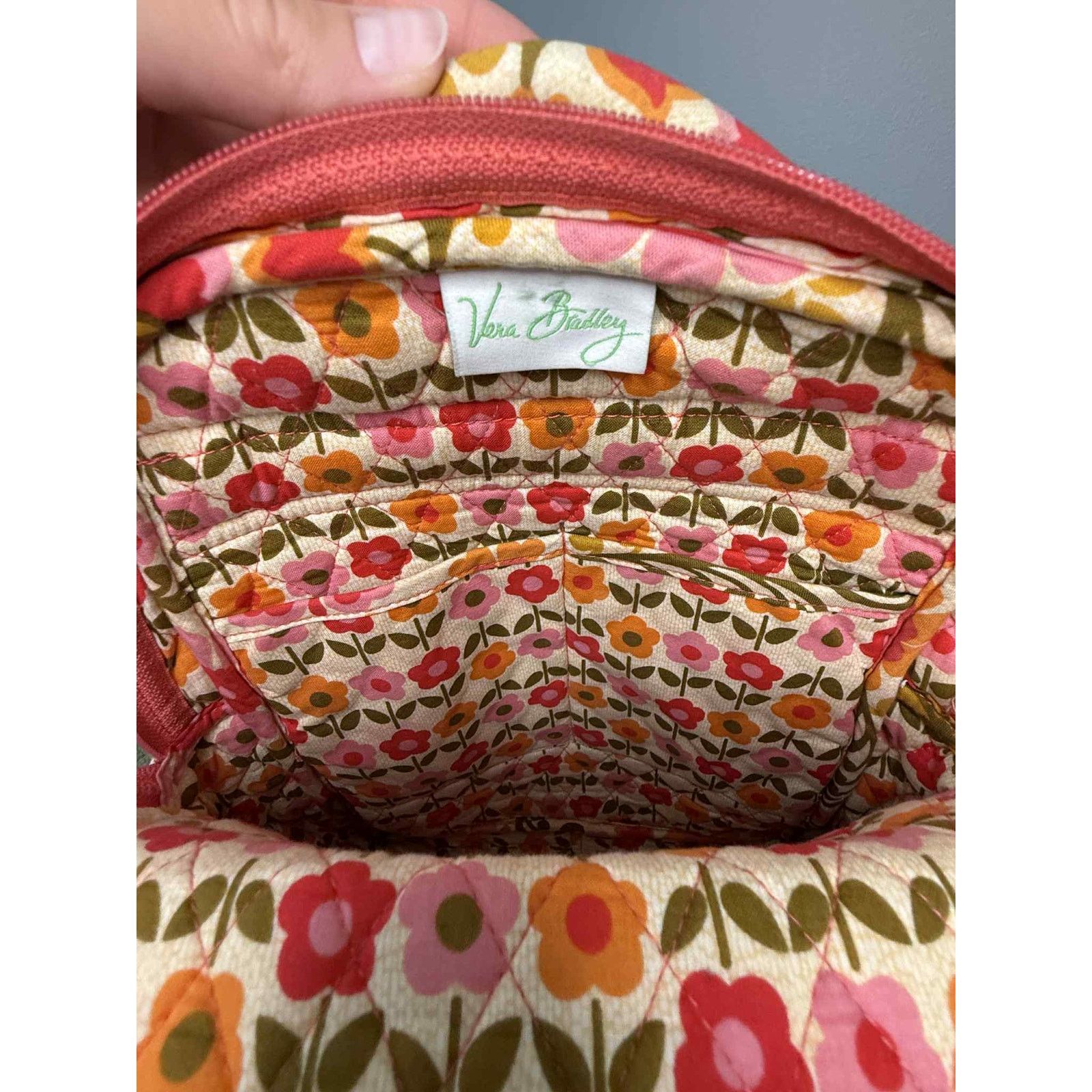Vera Bradley Vera Bradley Floral Printed Quilted Campus Backpack Pink Size ONE SIZE - 9 Thumbnail