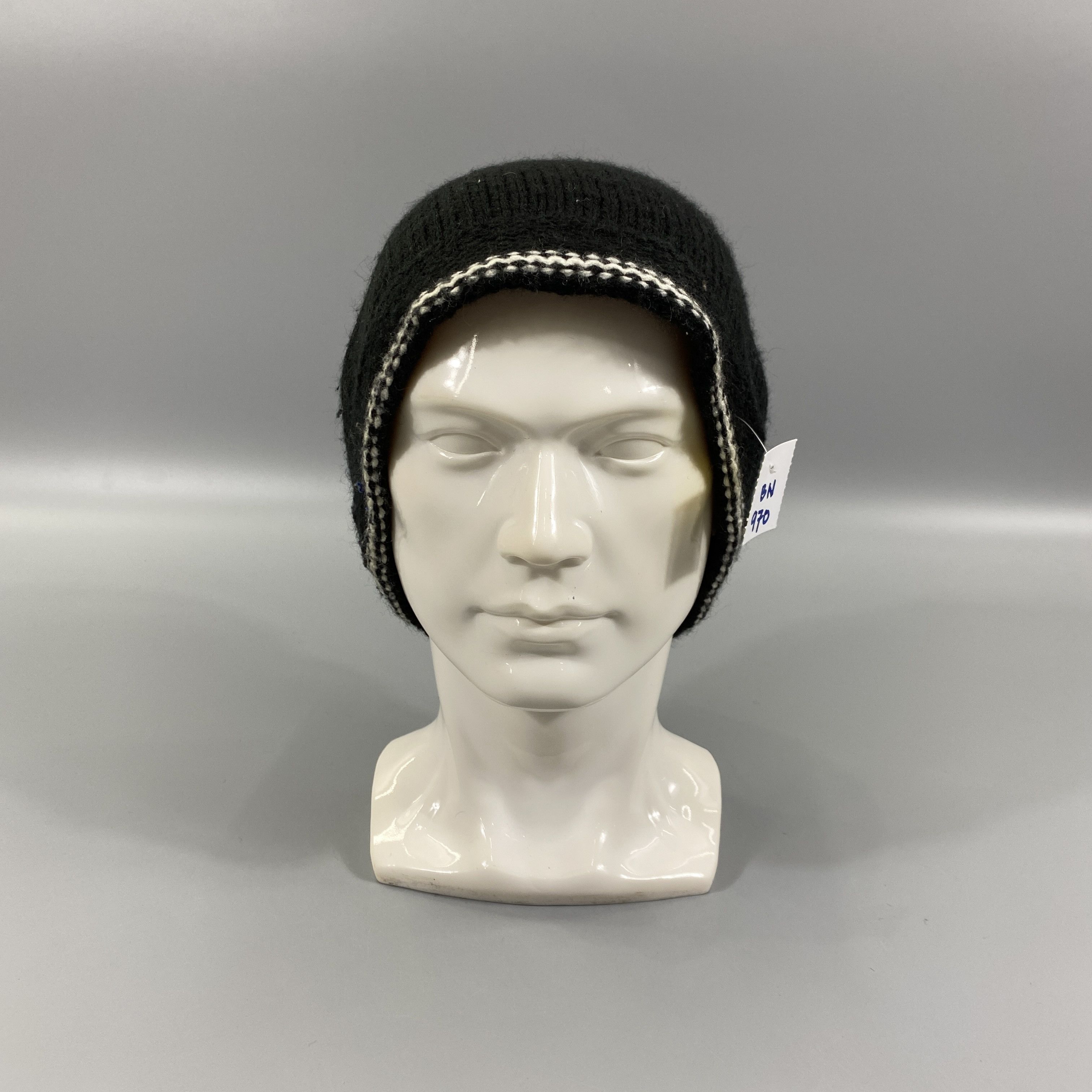 Japanese Brand Aguis Homme Paris Slouchy Beanie Hats -BN970 Size ONE SIZE - 2 Thumbnail