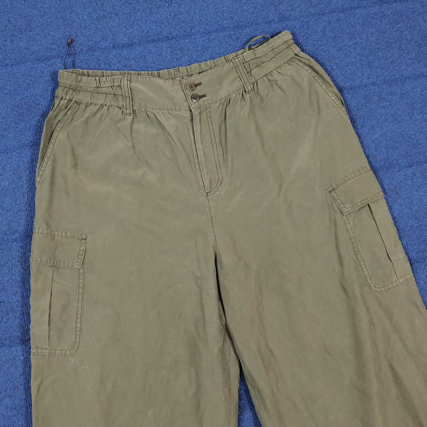yoshie inaba Vintage Yoshie Inaba L'EQUIPE Silk Blend Cargo Pants C297N26 Size US 34 / EU 50 - 2 Thumbnail
