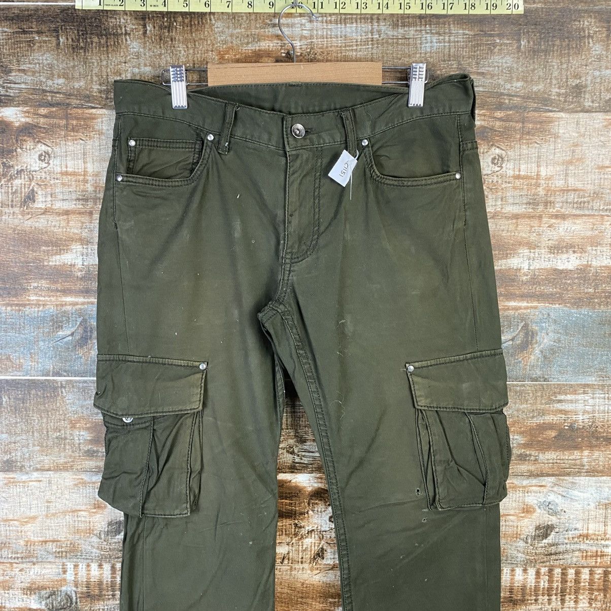 Takeo Kikuchi DL Takeo Kikuchi Green Cargo Multipocket Pants #C1151 Size US 30 / EU 46 - 4 Thumbnail