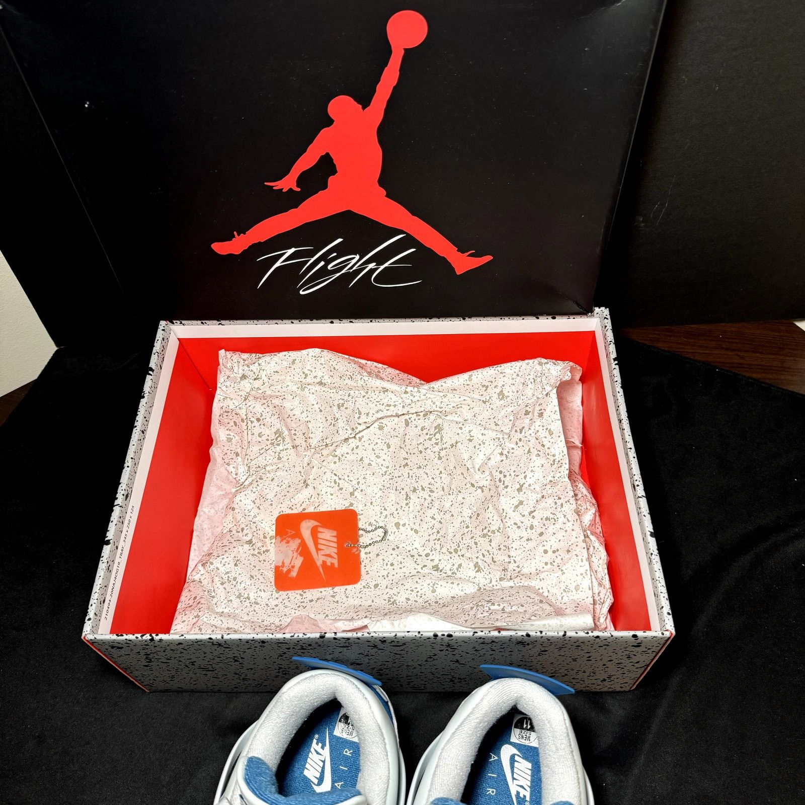 Jordan Brand × Nike Size 11 - Air Jordan 4 Retro Military Blue 2024 Men's Shoes Size US 11 / EU 44 - 11 Thumbnail