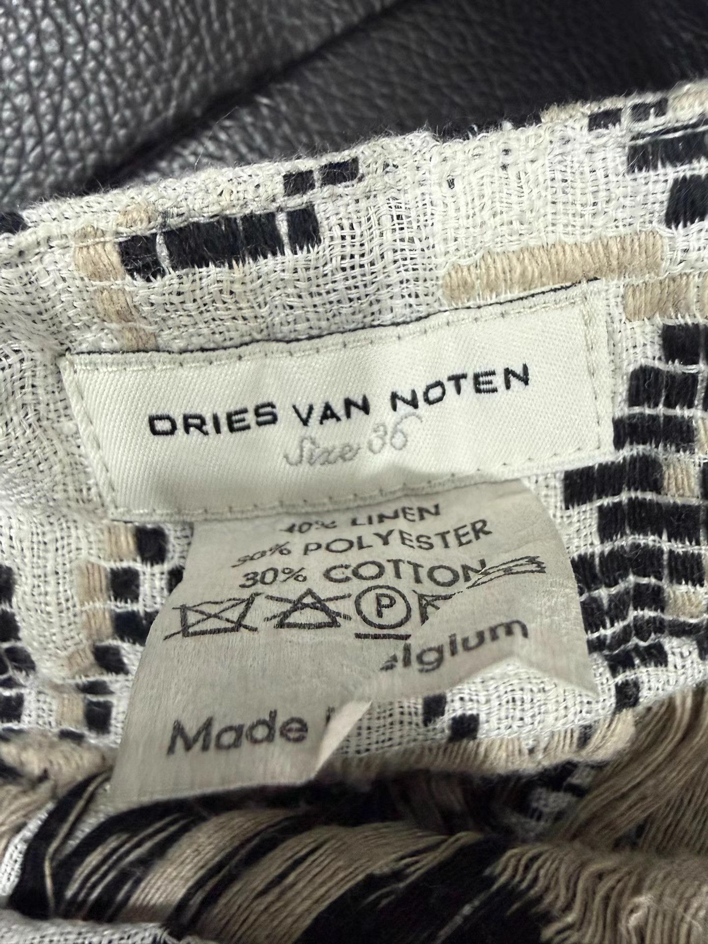 Dries Van Noten Dries Van Noten Woven Patchwork Long Skirt K20 Size 25" / US 0 / IT 36 - 6 Thumbnail