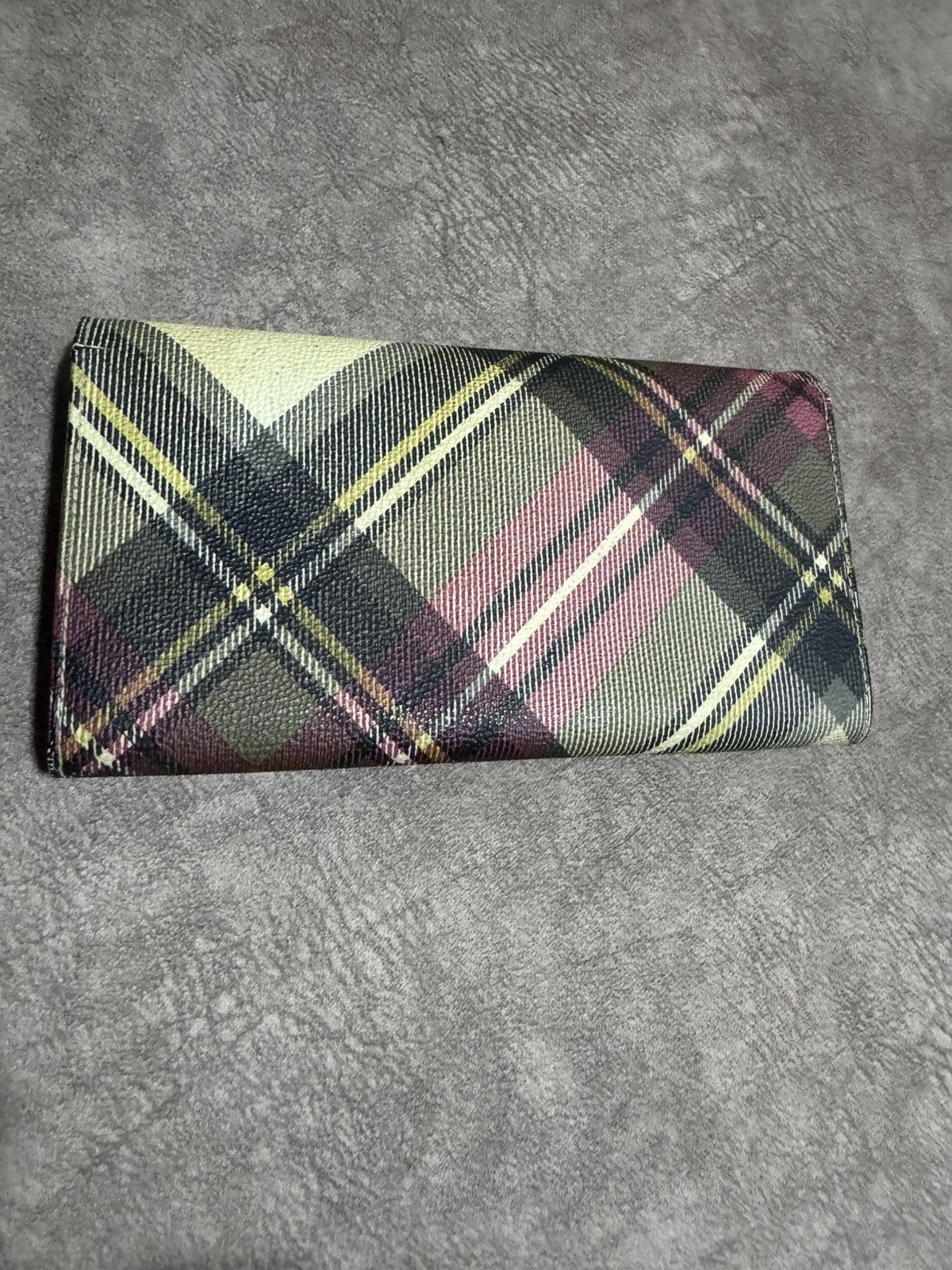 Vivienne Westwood Vivienne Westwood Tartan Leather Long Wallet Size ONE SIZE - 2 Thumbnail