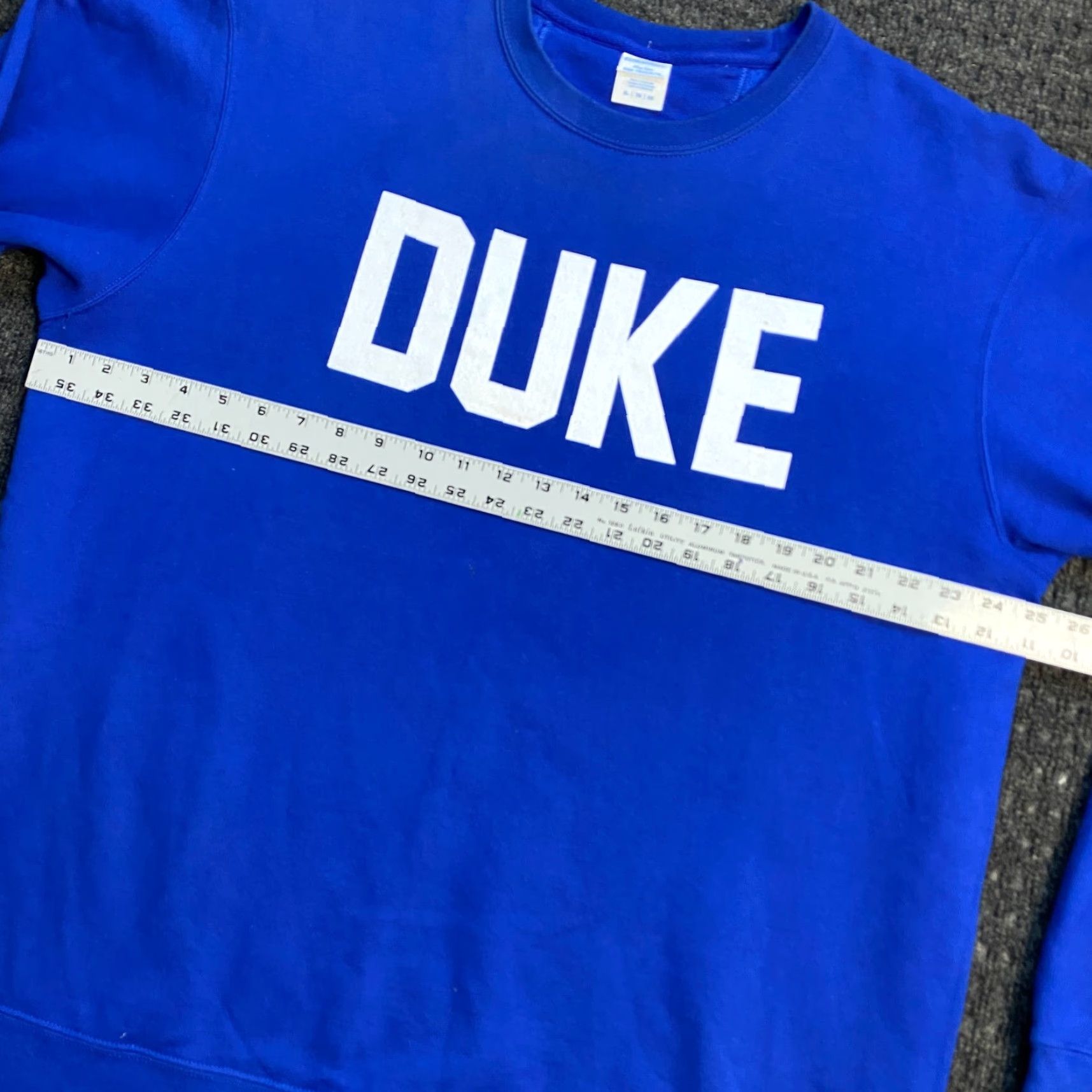Port Authority VINTAGE Duke University Sweatshirt Crew Neck XL Blue Port Authority Unisex Adults 90s College Graphic Print Pullover Knit Cotton Size US XL / EU 56 / 4 - 4 Thumbnail