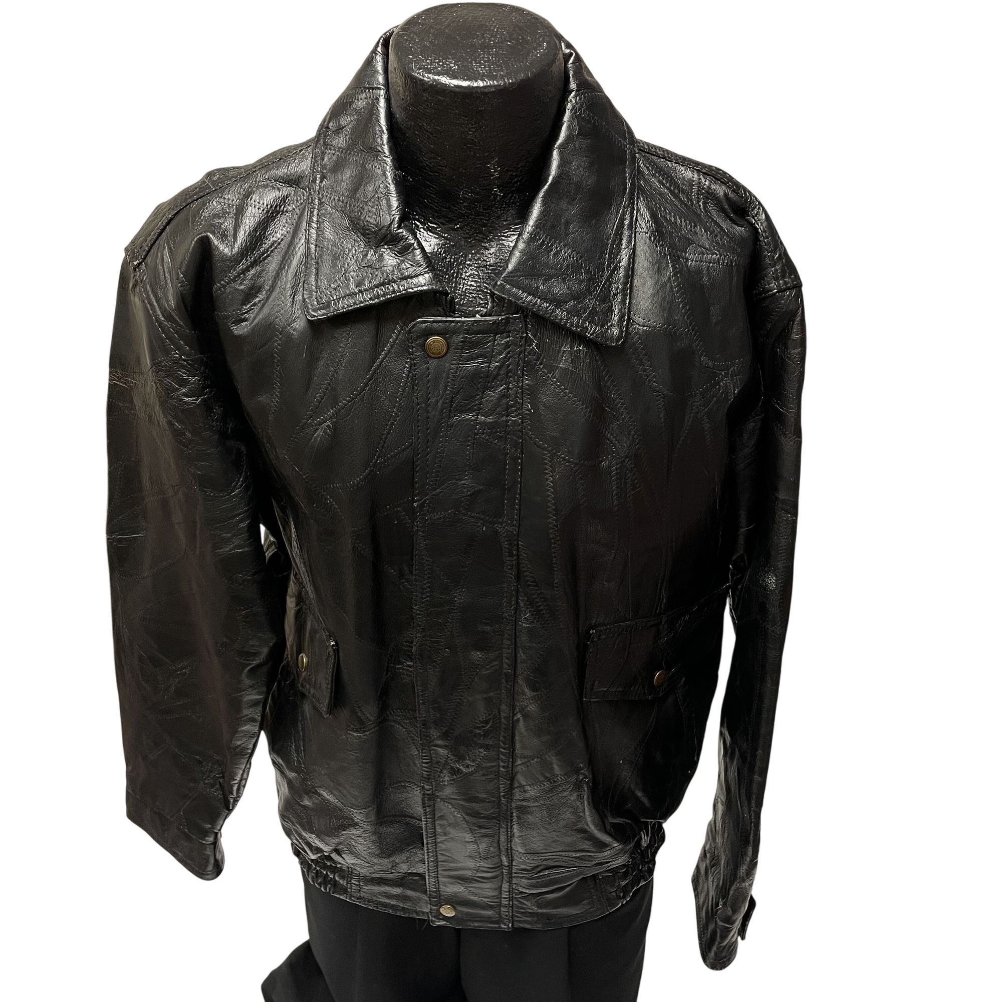 Other Vtg Roadpro PIGSKIN Leather Motorcycle BIKER Bomber Size US L / EU 52-54 / 3 - 1 Thumbnail